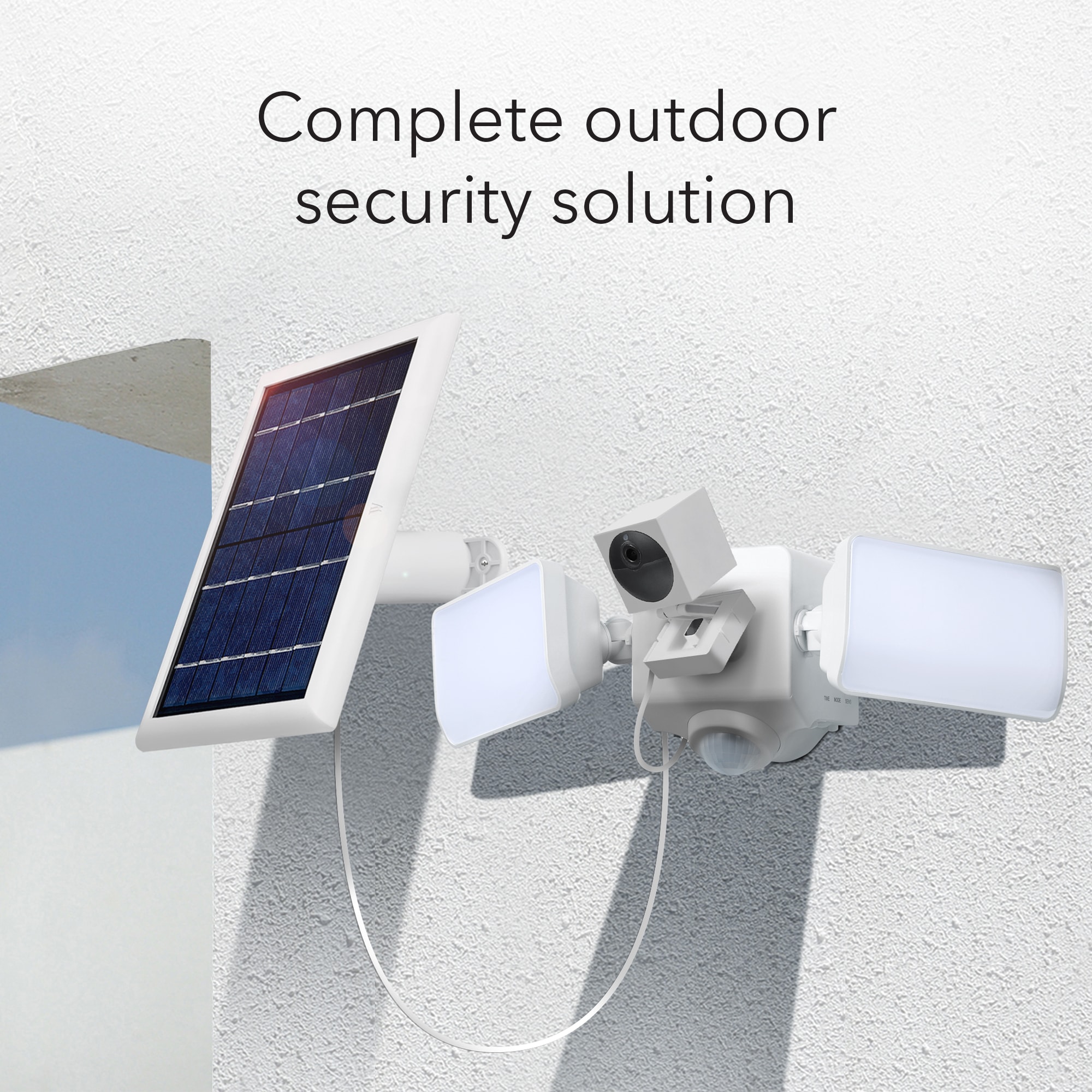 Wasserstein Solar Panel for Wyze Cam Outdoor - Plug in and Power Your  Security Camera with Efficient Solar Power (2 Pack) (Camera NOT Included)  in the Security Camera Accessories department at