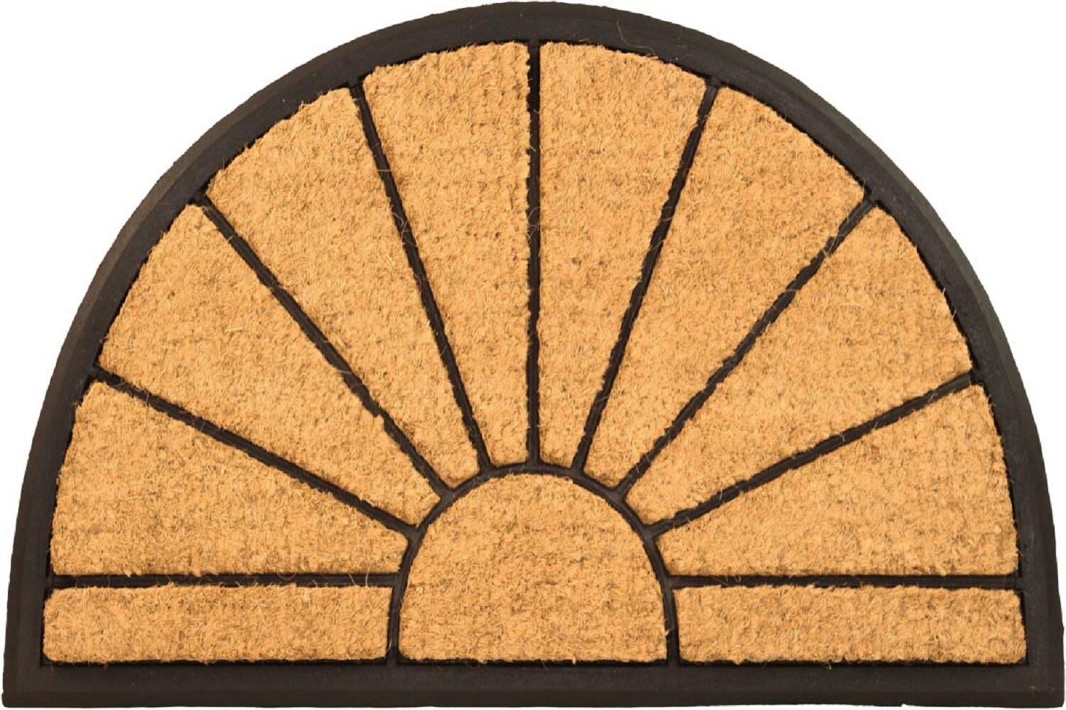 Envelor Sol Arc 18 in. x 30 in. Coir Outdoor Door Mat, Brown