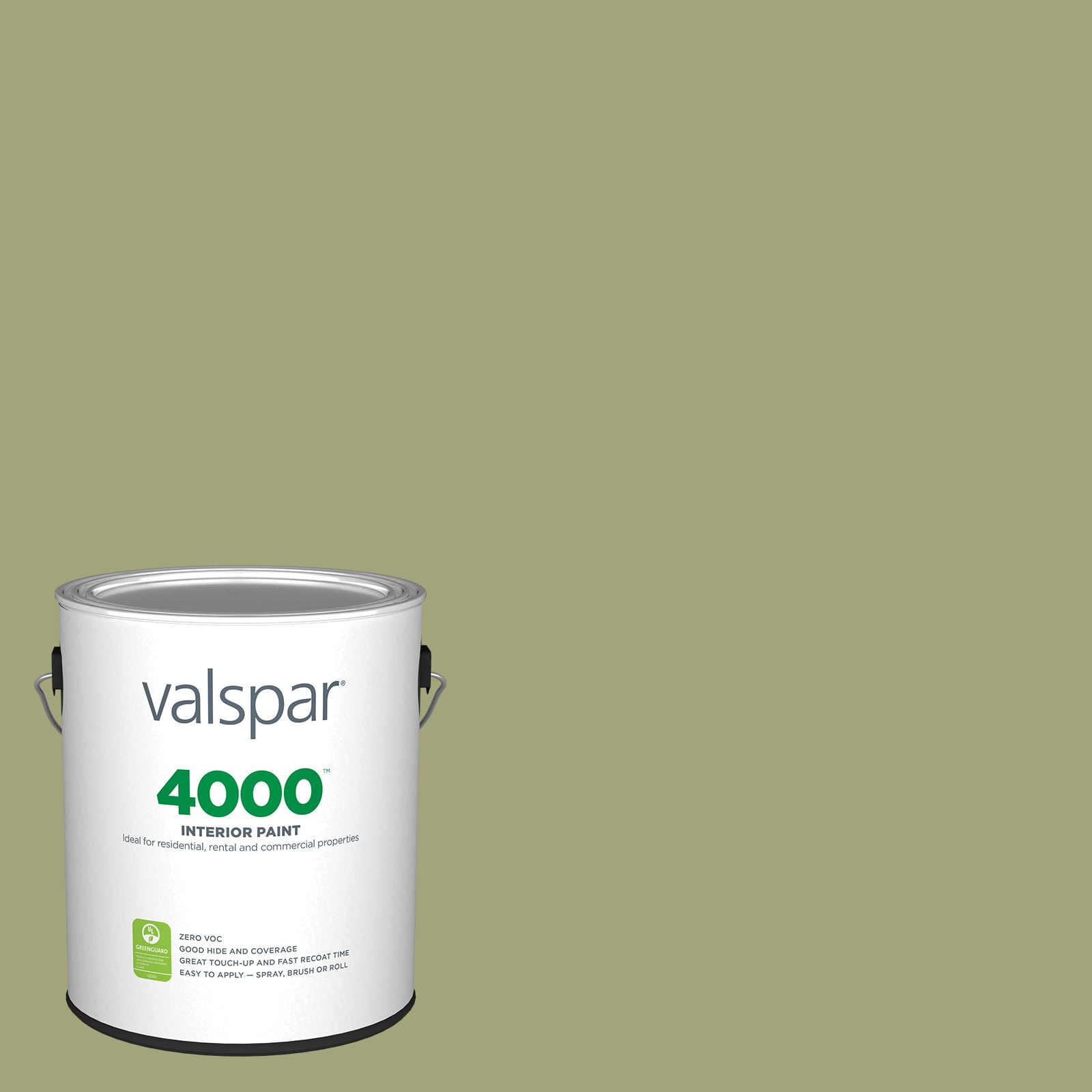 Valspar 6002-4A-407290 4000 Semi-gloss Brisk Olive 6002-4A Latex Interior Paint ( 1-gallon )