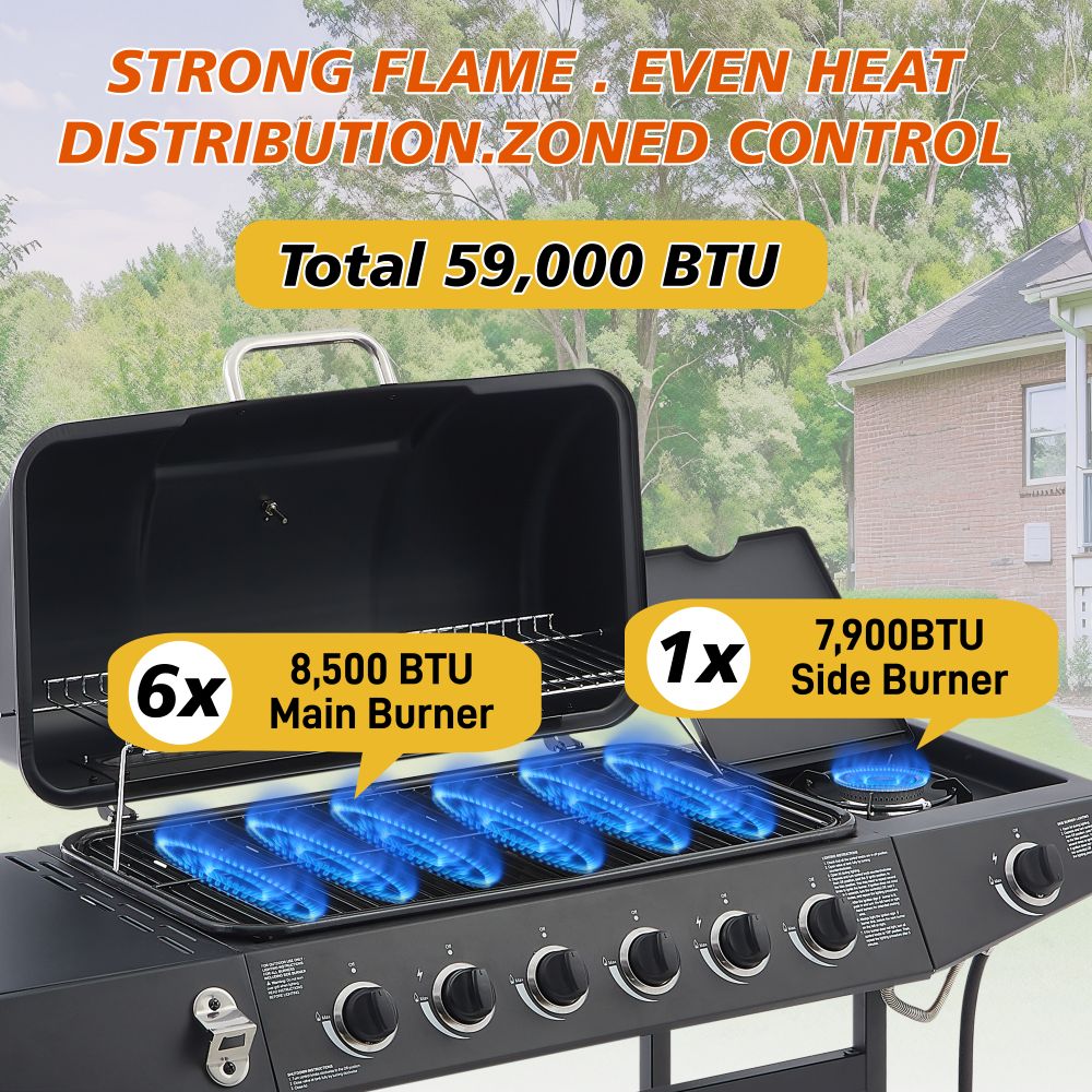 YOSIMFUR DJ-W1820P341741 Gas-Grill - View #3