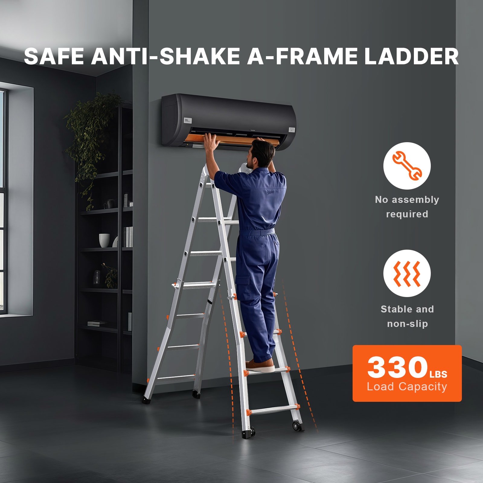 VEVOR SCDGNAZXYST406088V0 Step-Ladders - View #3