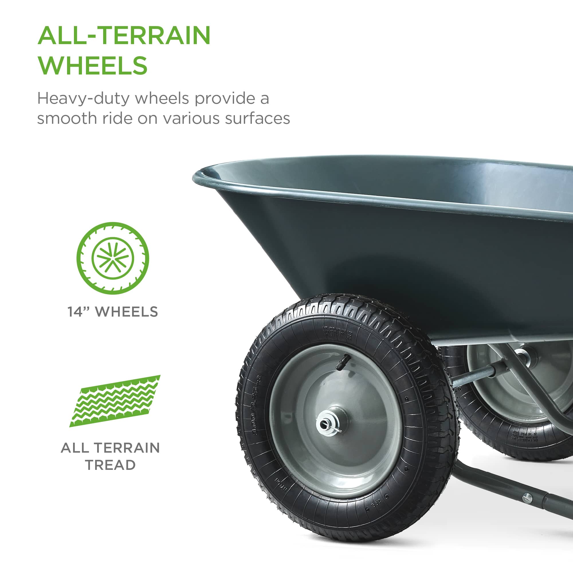 Best Choice Products SKY7891 wheelbarrow - View #7