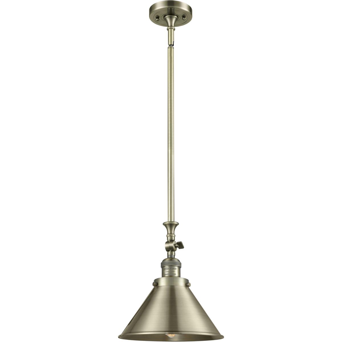 Innovations Lighting 1382731 206-AB-M10-AB Franklin Restoration Briarcliff Mini Pendant