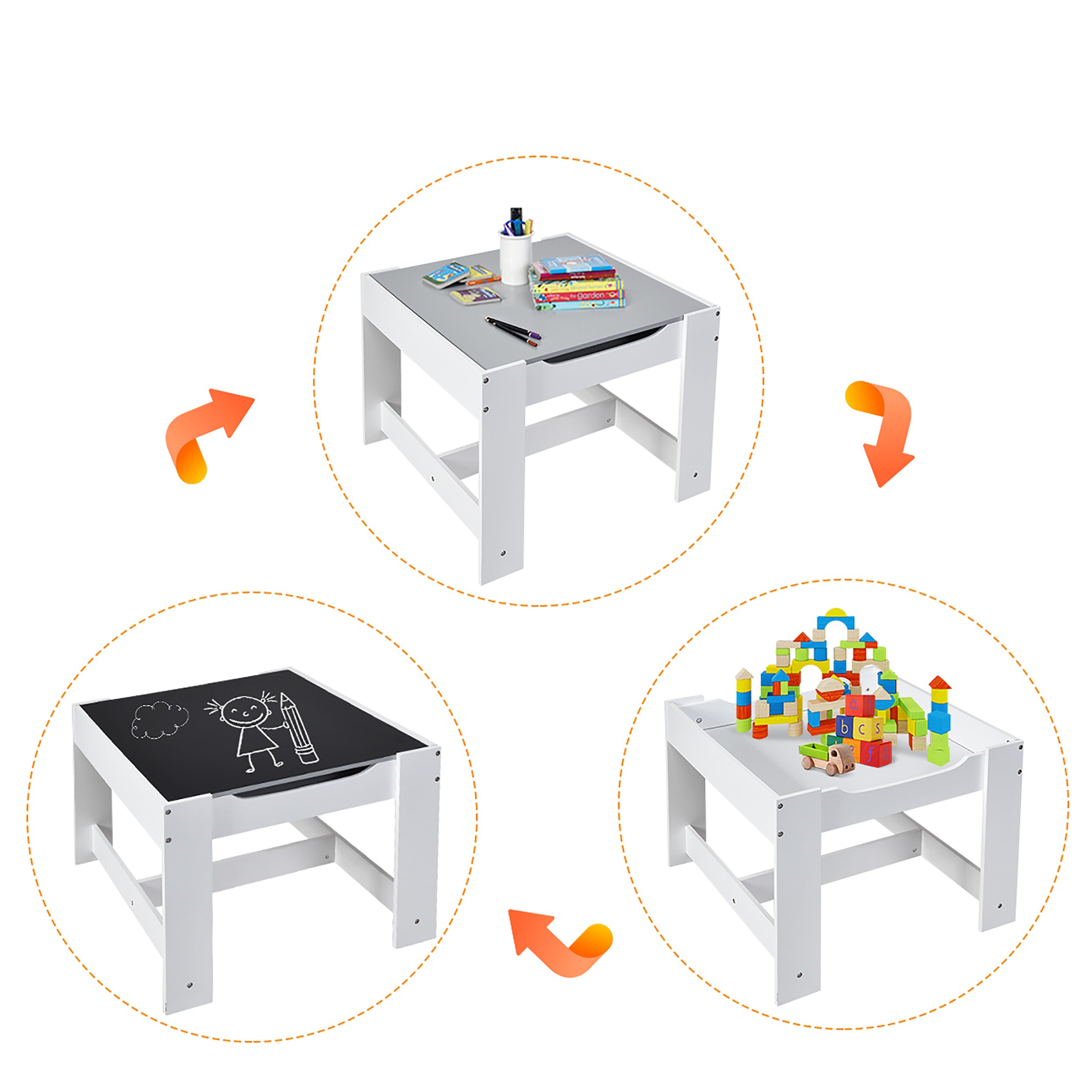 Goplus LWS00377 Kids-Play-Tables - View #5