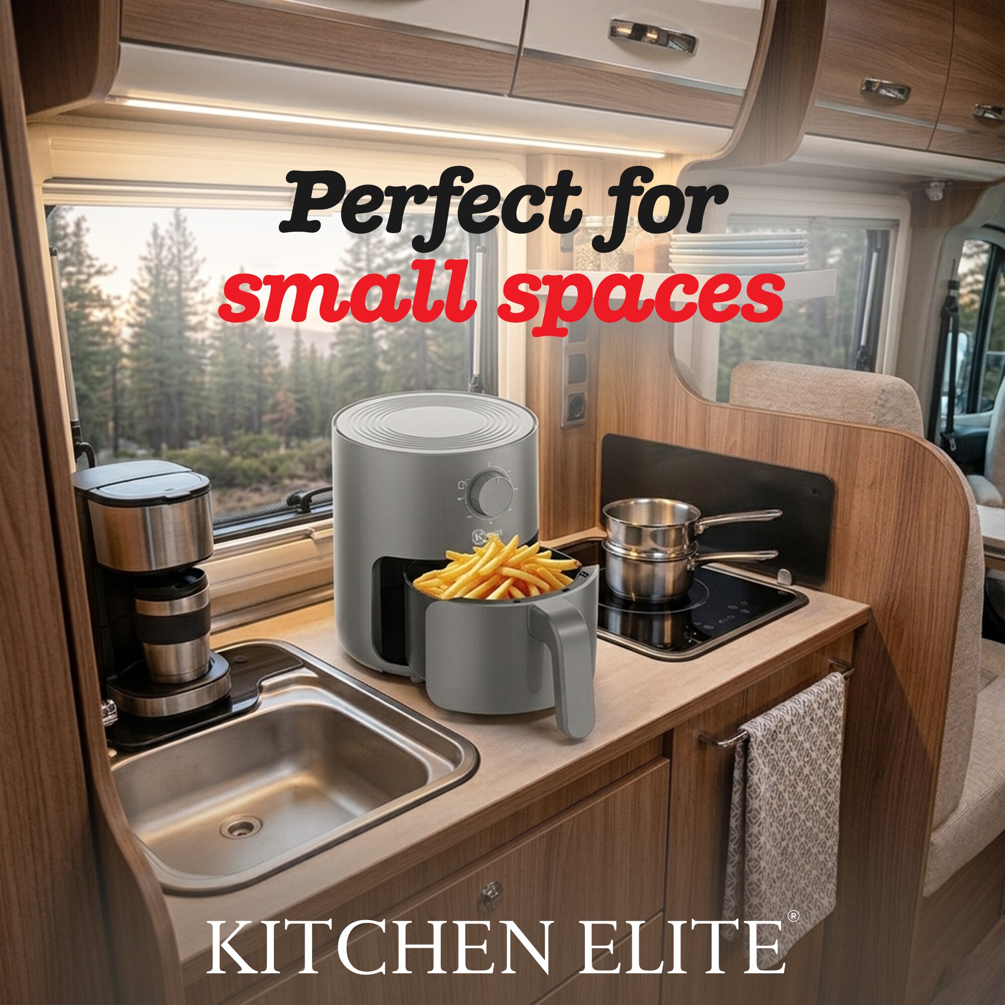 Kitchen Elite KE-AFM220GY Air-Fryers - View #7