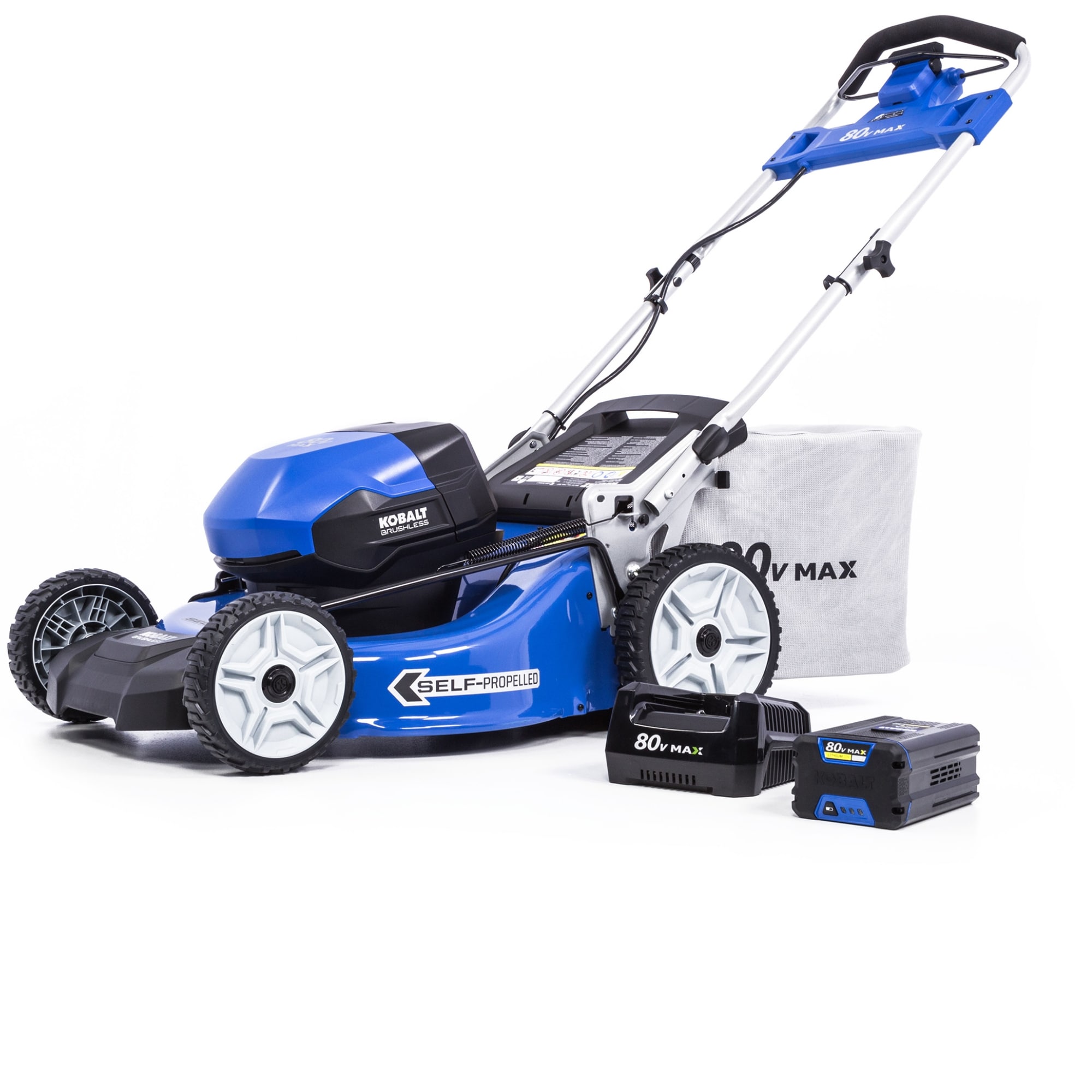 Kobalt electric self propelled lawn mower sale