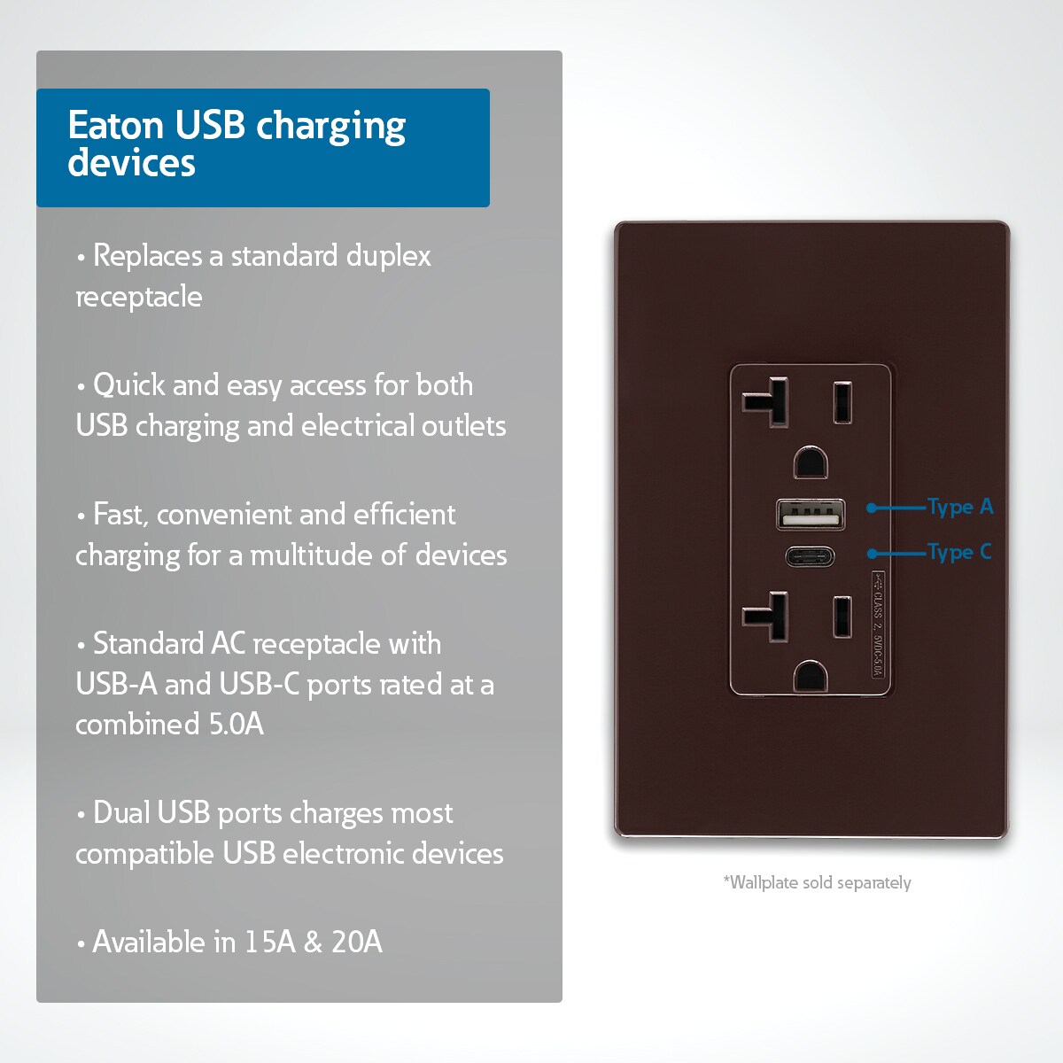 Eaton TRUSBAC20B-K-L receptacles - View #7