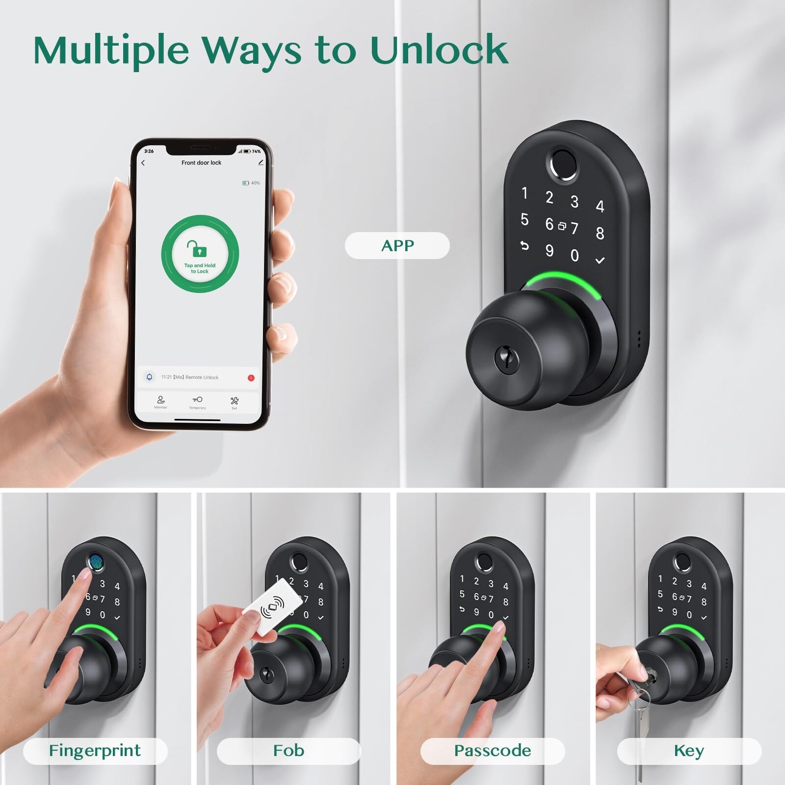 Phyfalip LPF0502T13 Electronic-Door-Locks - View #2