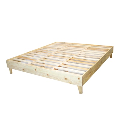 Eluxury Natural King Bed Frame In The, How To Put Together A King Size Mattress Frame