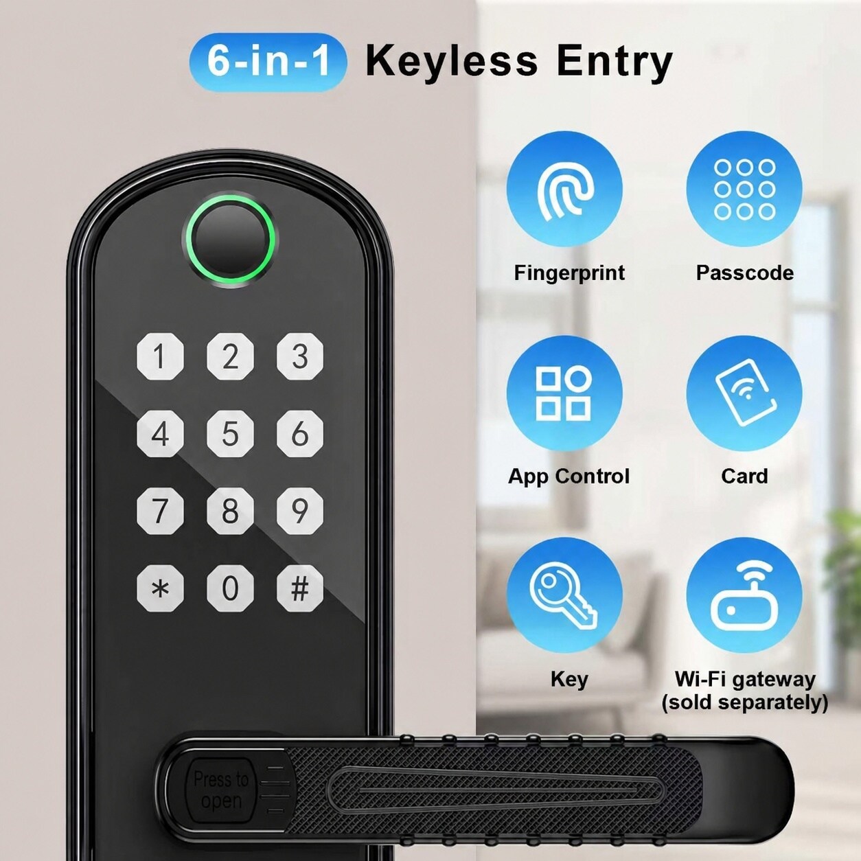 AOIZGMY LAZ0717Z025 Electronic-Door-Locks - View #2