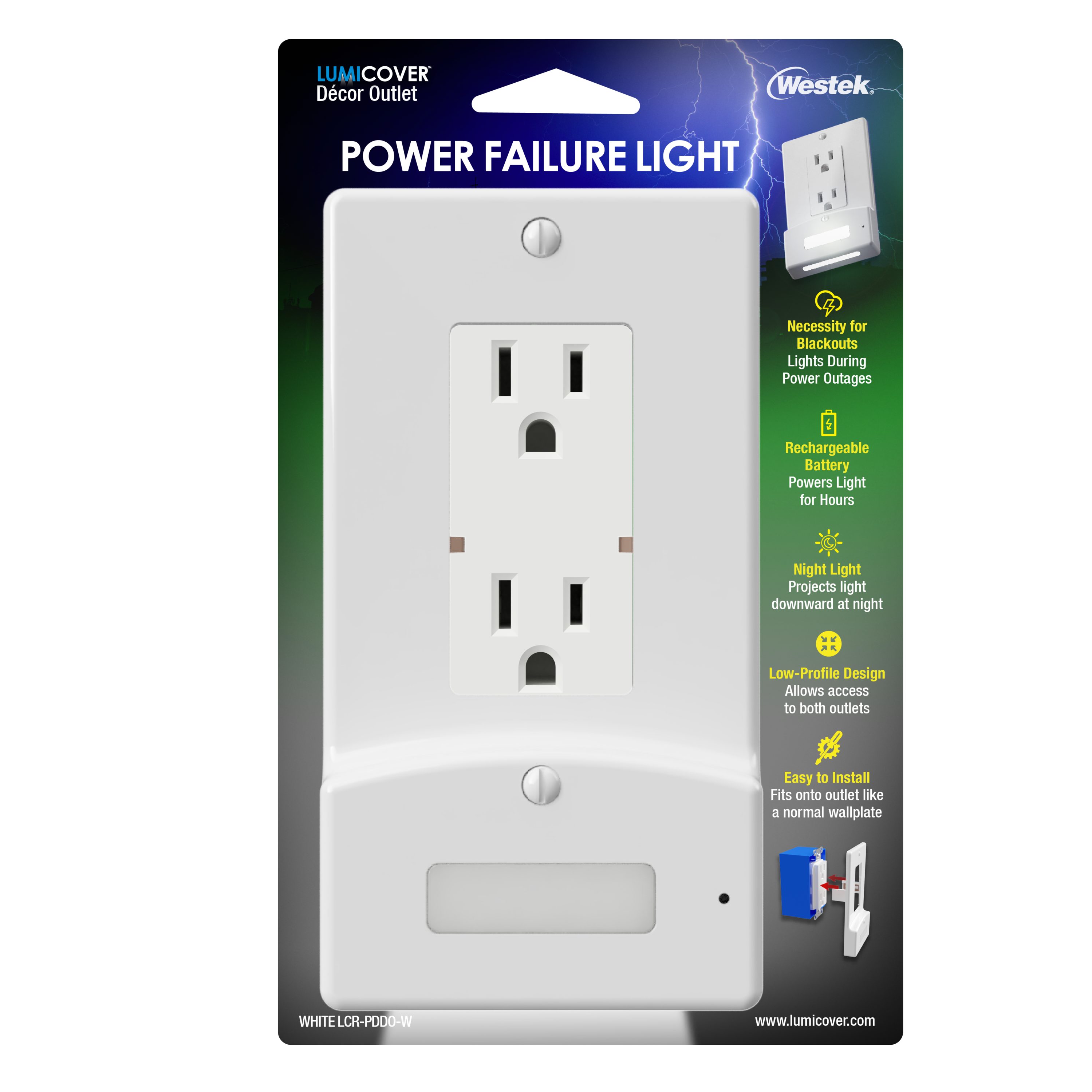 wall plate with led night light lowes