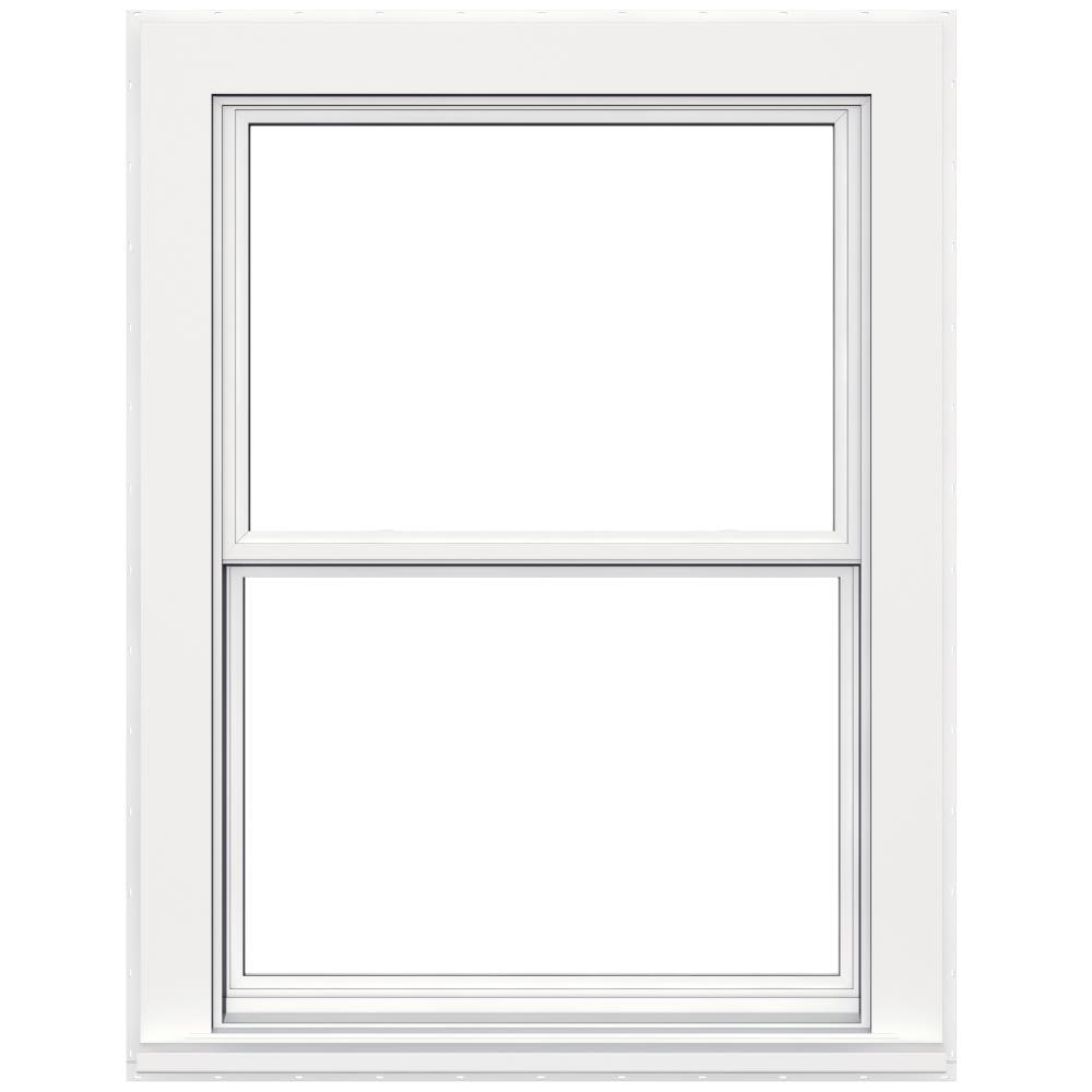 JELD-WEN Flat Casing Vinyl 35.5-in x 47.5-in x 3.25-in Jamb Vinyl New ...