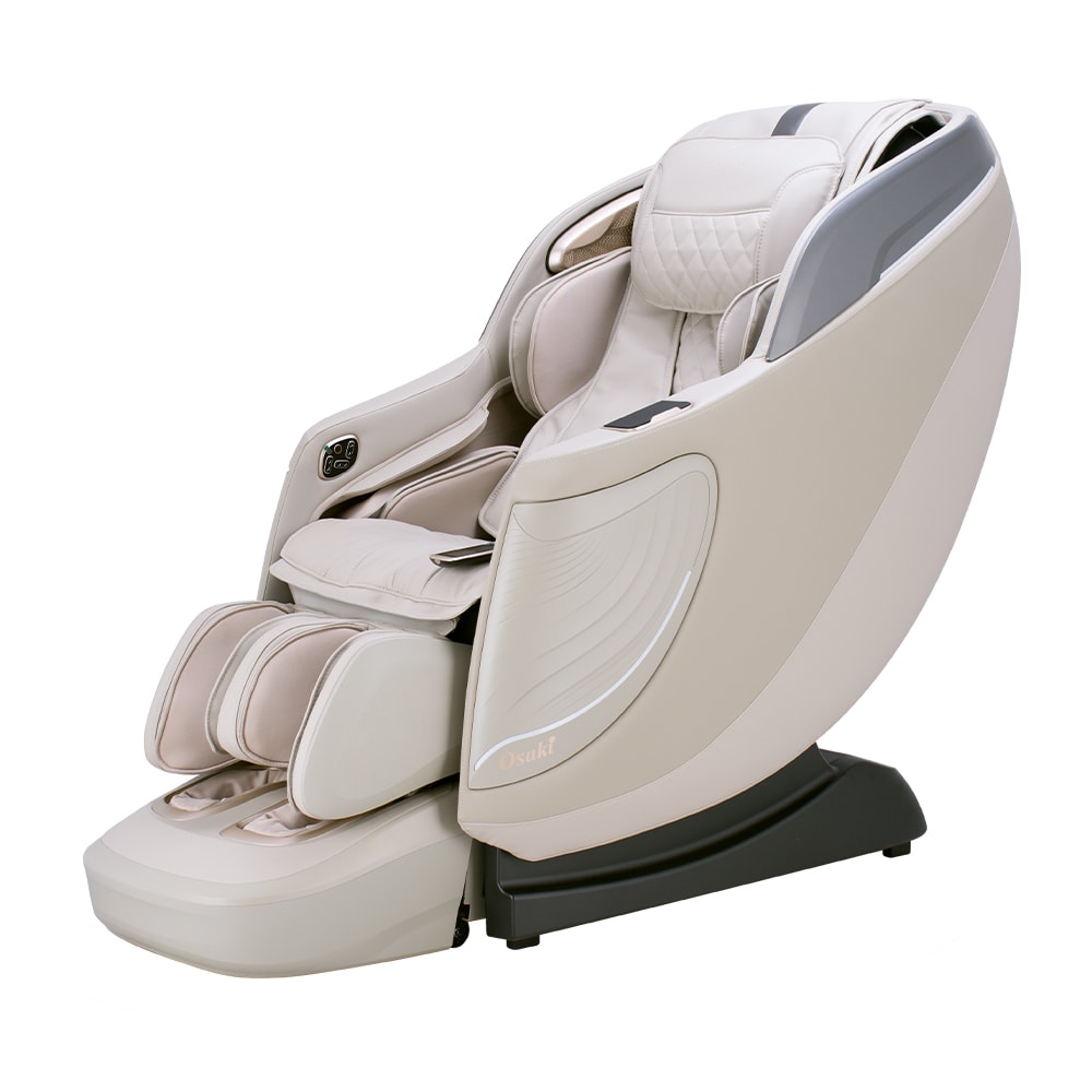 Osaki OPULENTTA OS-3D OPULENT Taupe Faux leather Upholstered Powered Reclining Zero Gravity Massage chair