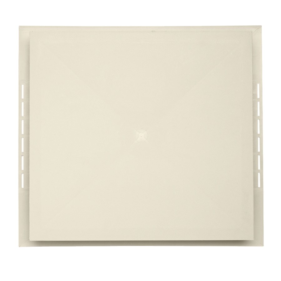 Ply Gem 244458 15.5-in x 16.5-in Cream Vinyl Universal Mounting Block