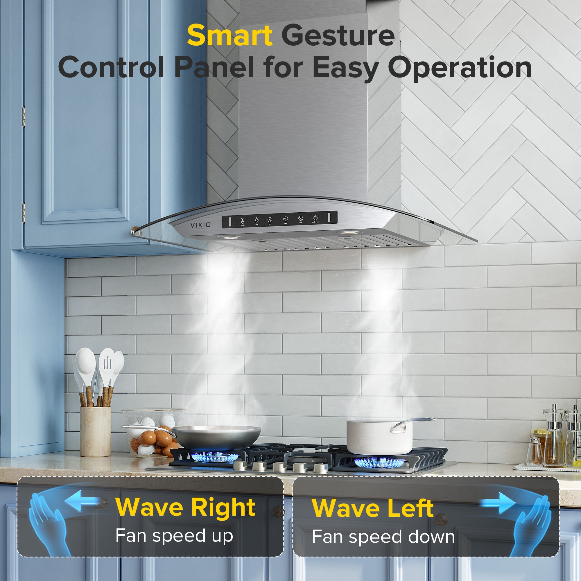 VIKIO PA0330A Wall-Mounted-Range-Hoods - View #6