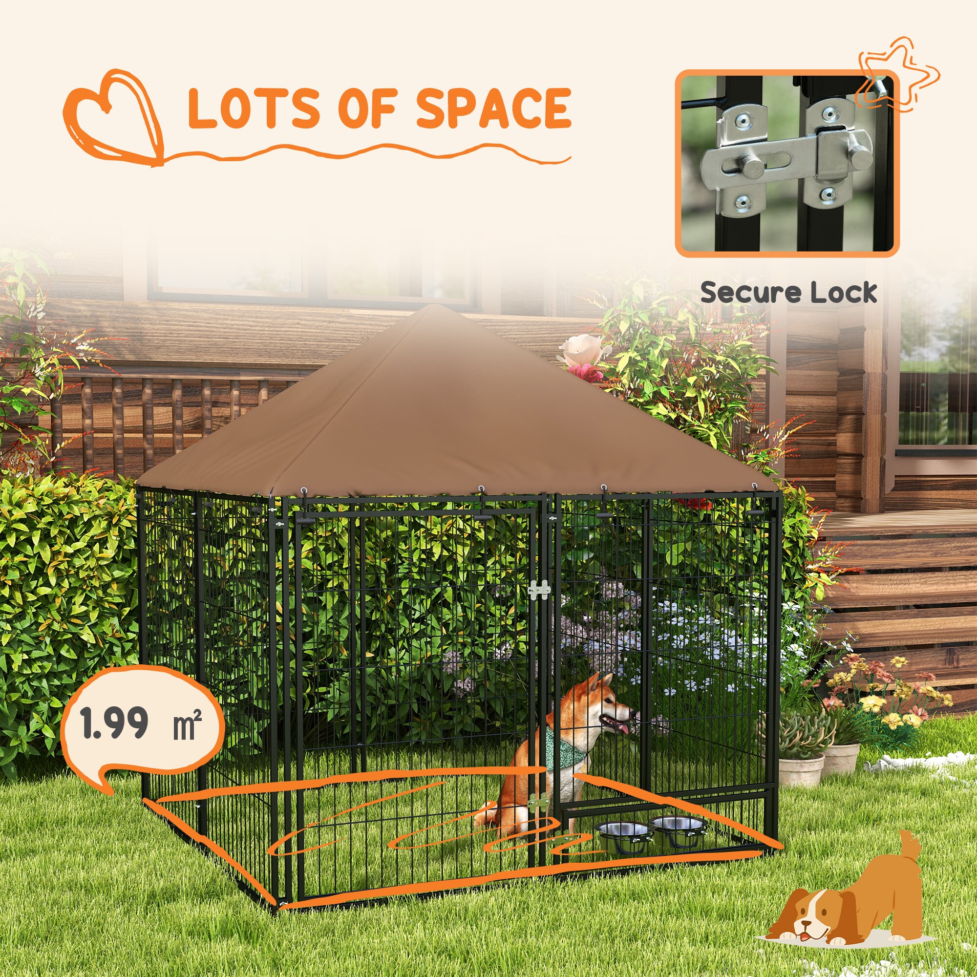 Kahomvis MIX-QPCW-345 Pet-Crates-Carriers - View #5