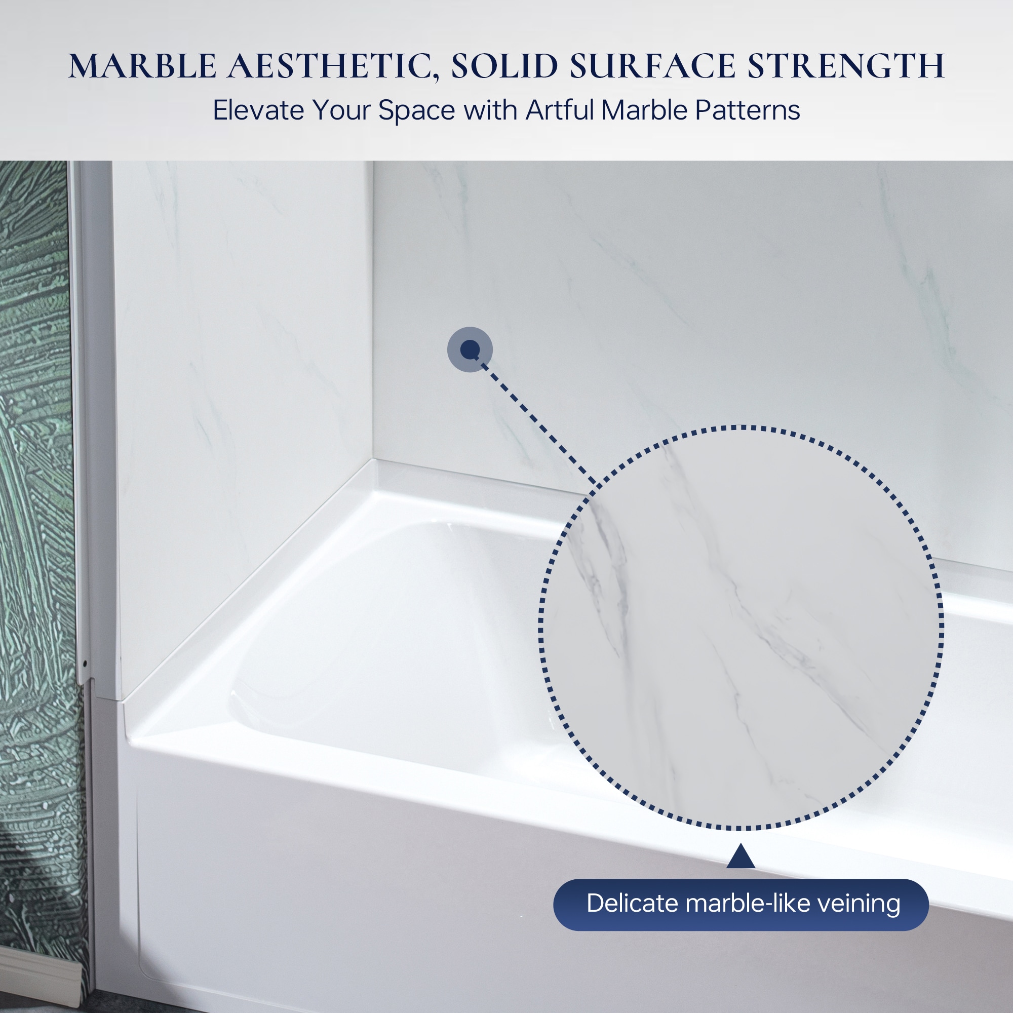 Woodbridge LSWP130 Bathtub-Wall-Surrounds - View #9