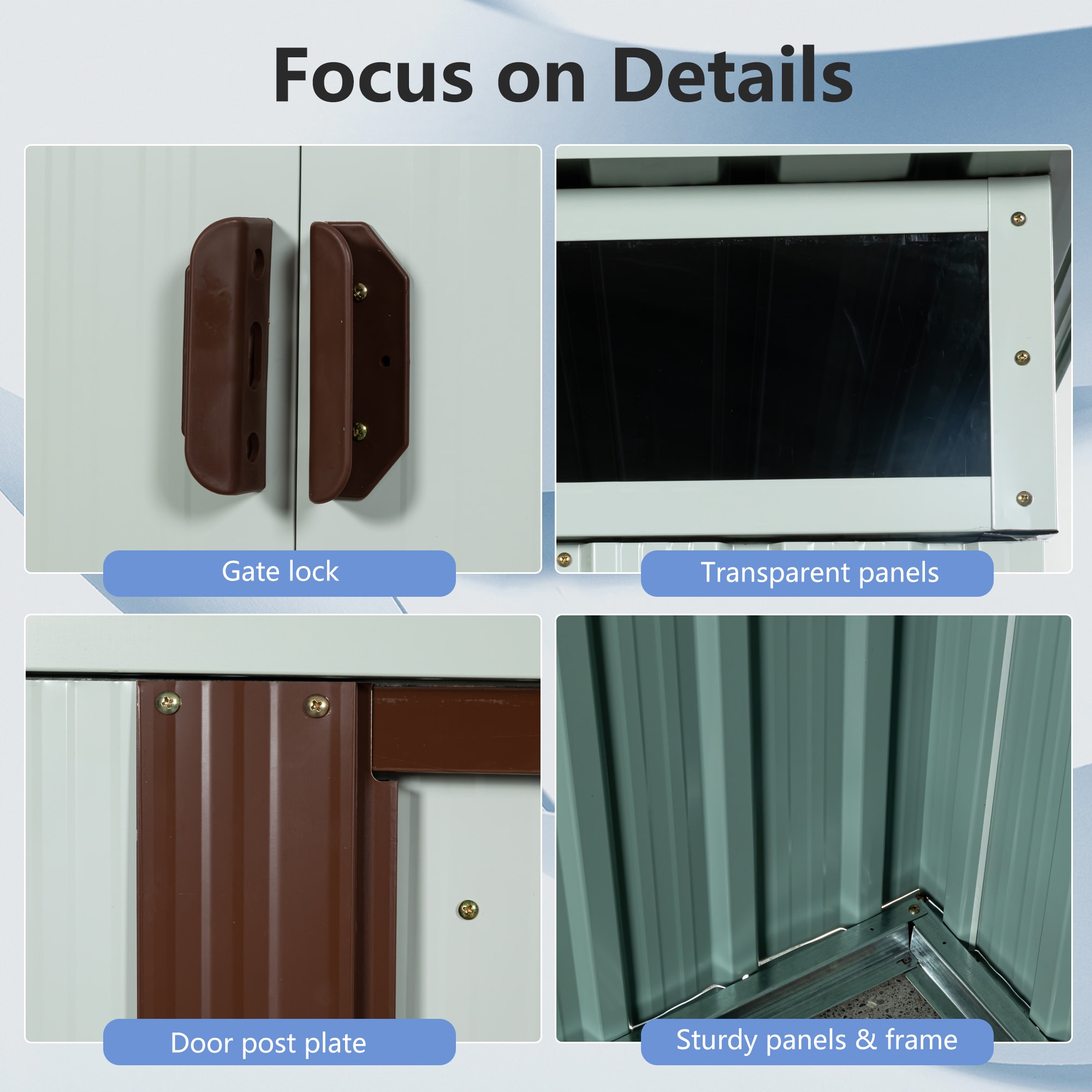 Xspracer ML-OS140 Metal-Storage-Buildings-Sheds - View #5