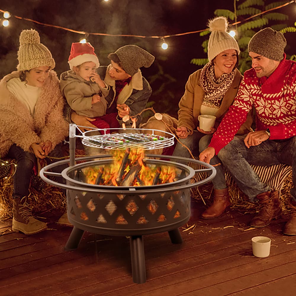 Fun Orange FUN11HW33 Outdoor-Woodburning-Firepits - View #3