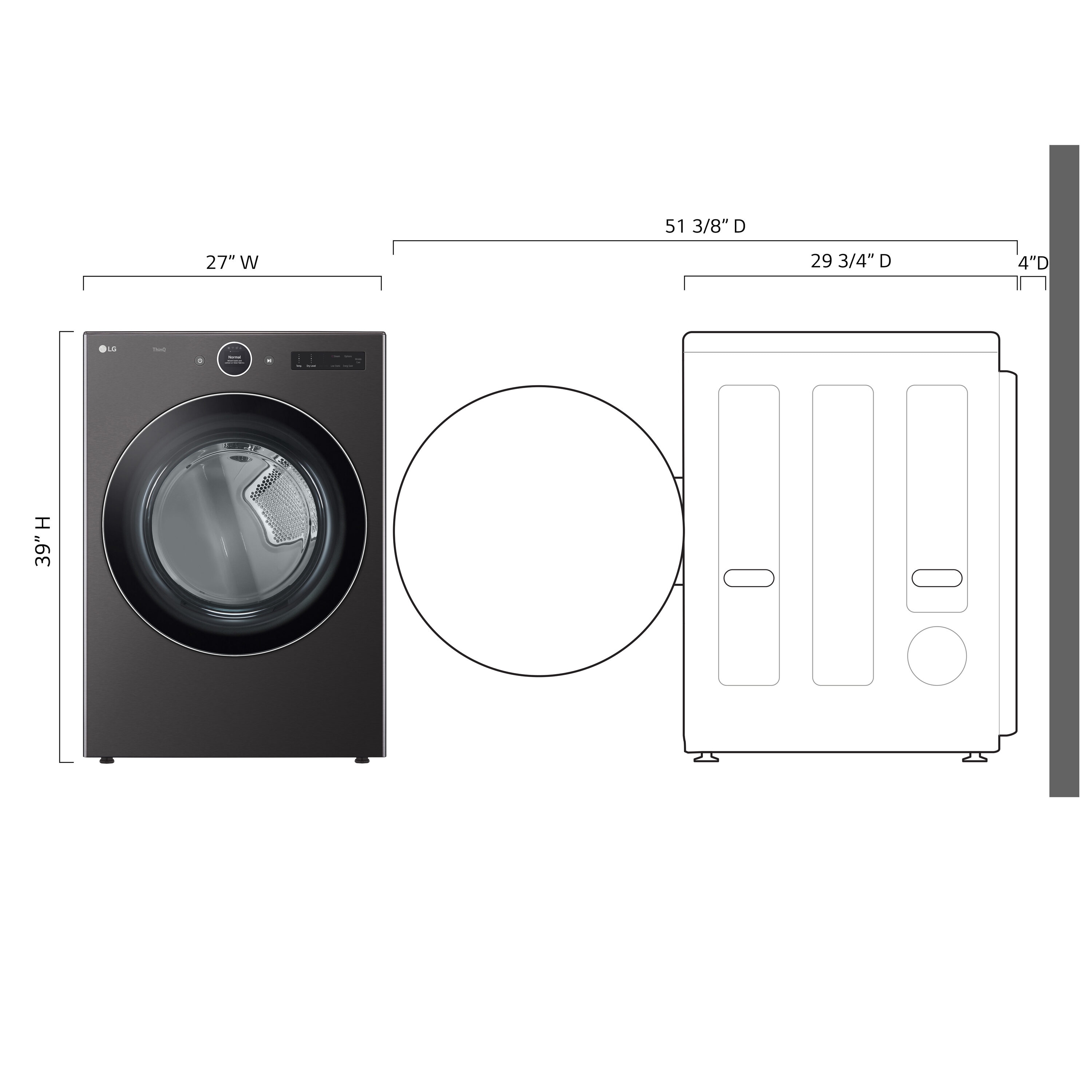 LG DLGX6701B Gas-Dryers - View #16