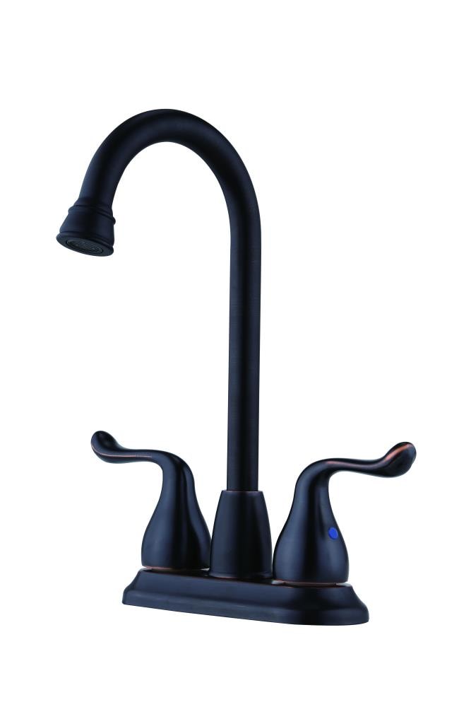CMI 192-5897 Prestige Oil rubbed bronze Double Handle Deck-mount Bar and Prep Kitchen Faucet