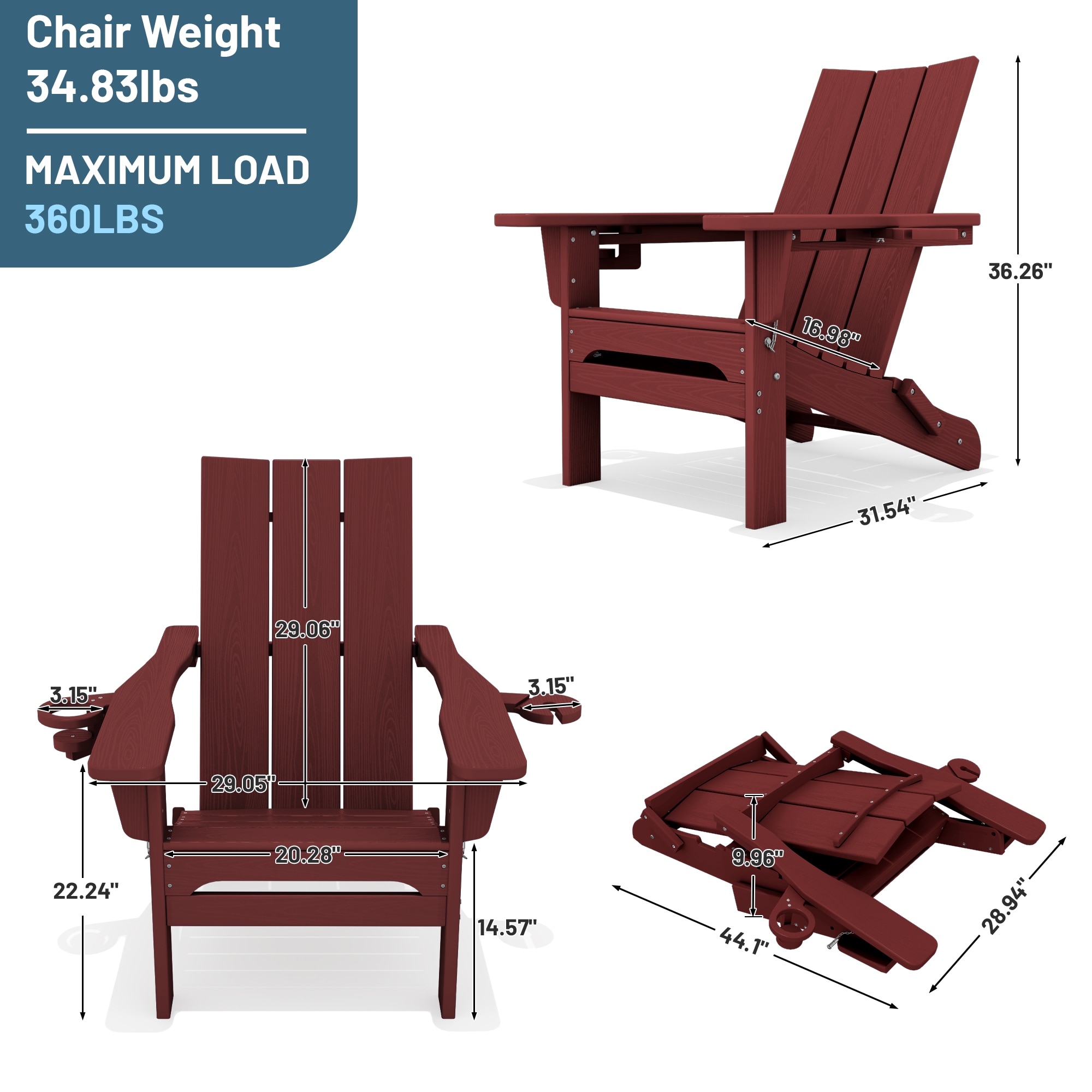 Serwall LS-BTHQ-DR Patio-Chairs - View #3