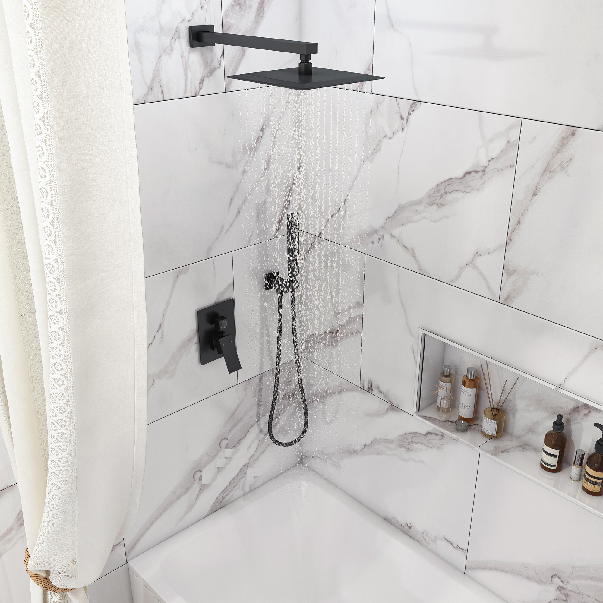 Mondawe AM-S0082C-10MB Showerhead-Bar-Panels - View #3