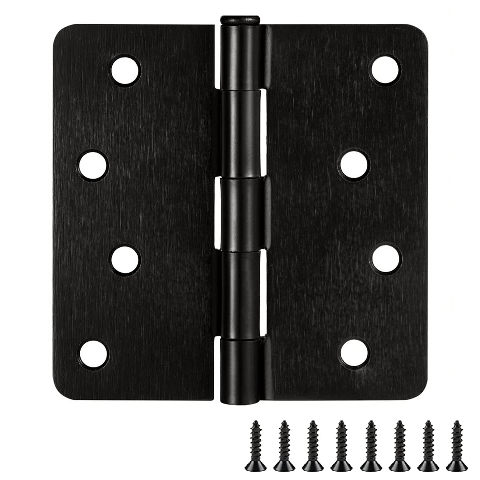 Design House 189472 3-1/2-in H x 1/4-in Radius Oil-Rubbed Bronze Butterfly Interior/Exterior Door Hinge 6 -Pack