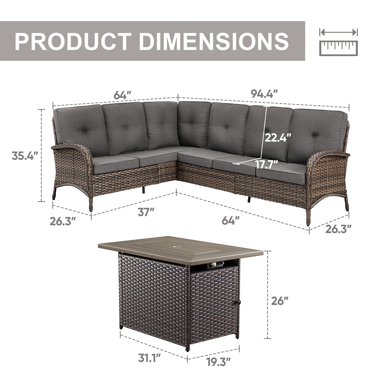 Rilyson FS130144-3 Patio-Conversation-Sets - View #4