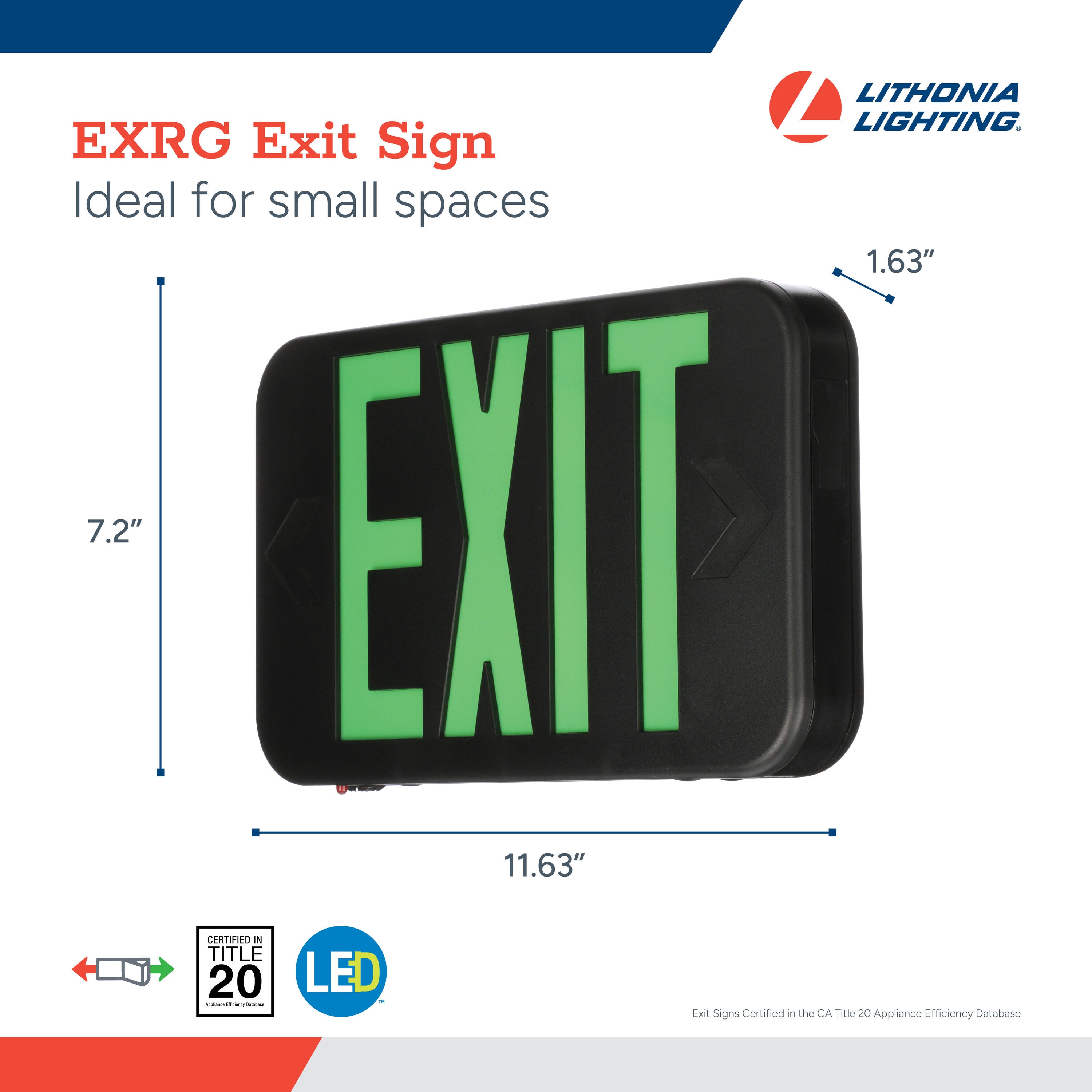 Lithonia Lighting EXRGELBM6 Emergency-Exit-Lighting - View #4