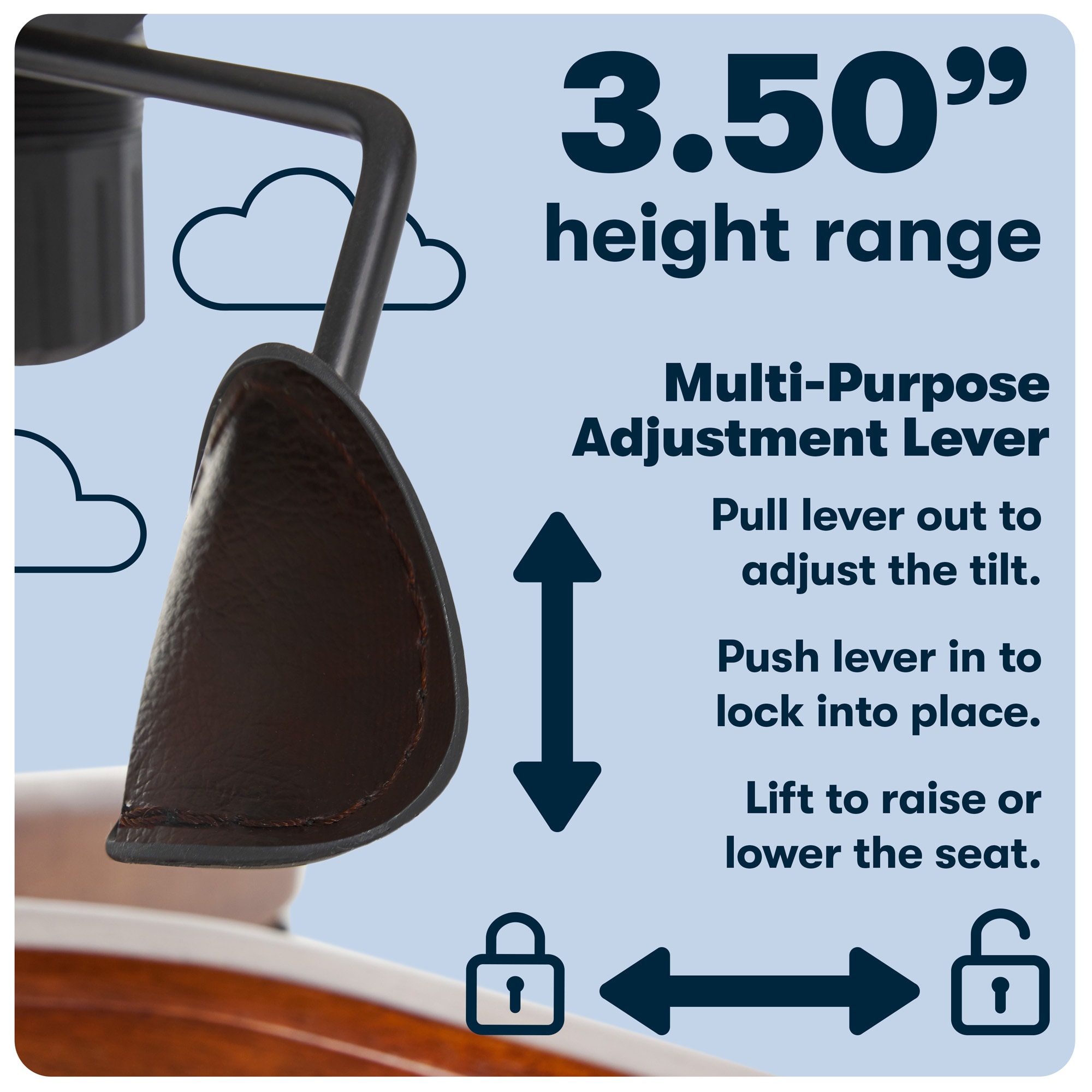 Conway High Back Brown Faux Leather Executive Swivel Chair