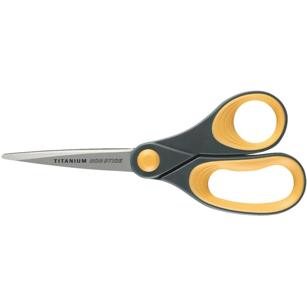 Clauss 3.25-in Stainless Steel Soft Grip Scissors In The Scissors 