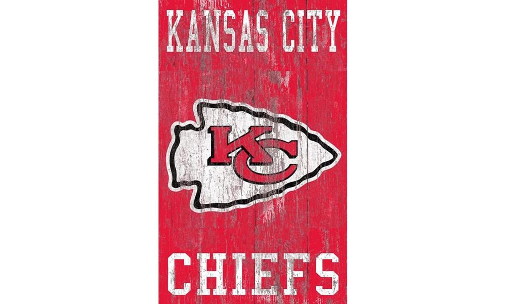 Kansas City Chiefs 11 x 19 Forever Grateful Sign