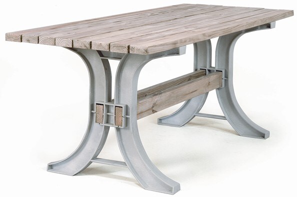 Blitz 90152 2x4 Basics Rectangle Outdoor Coffee Table W x L