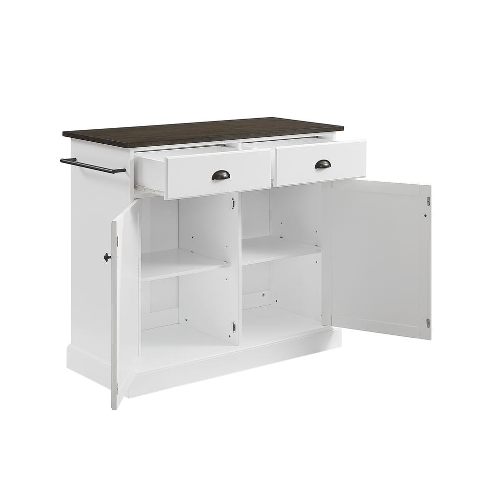 Crosley Furniture CF3038BR-WH Kitchen-Furniture - View #3