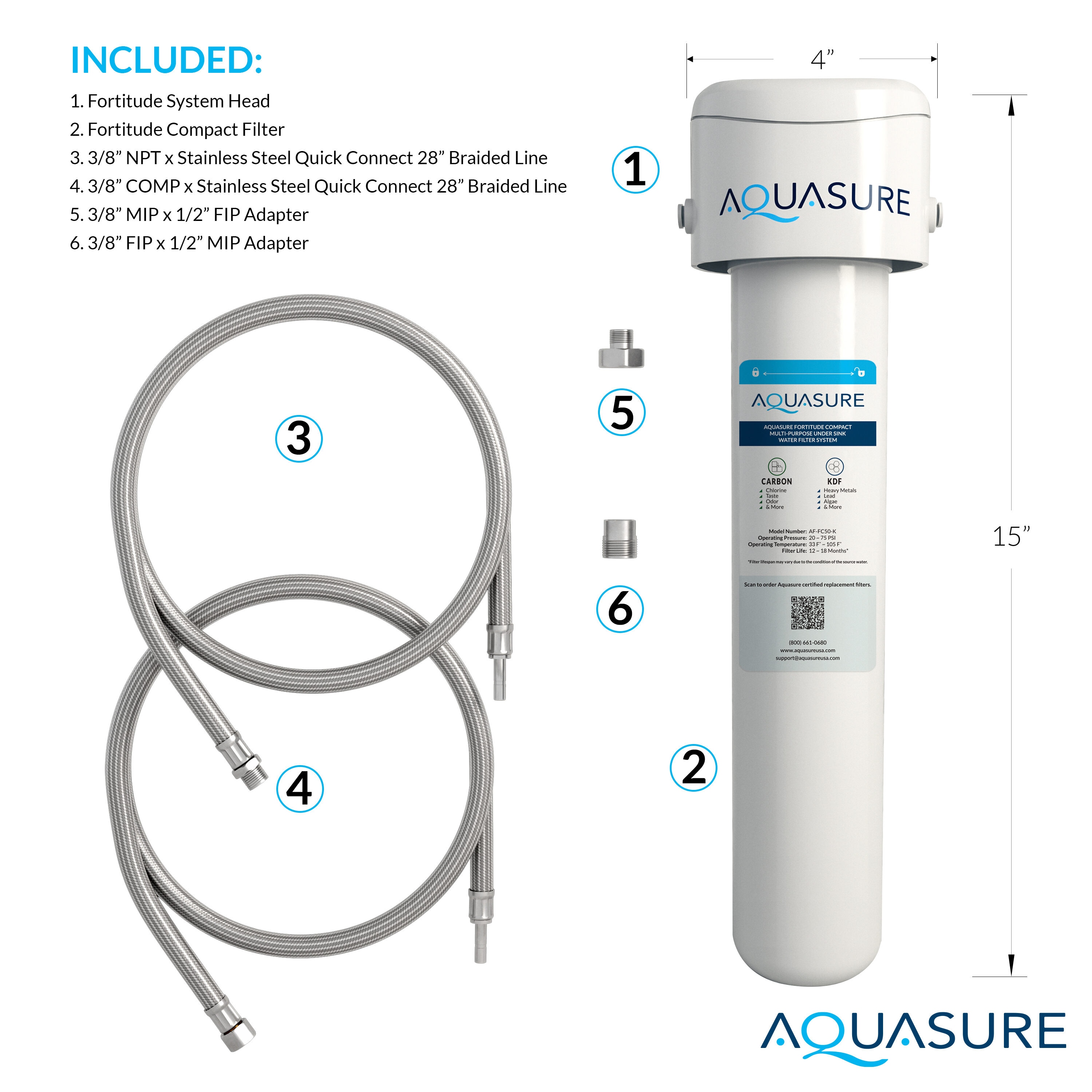 AQUASURE AS-FC50H-CK Under-Sink-Filtration-Systems - View #5