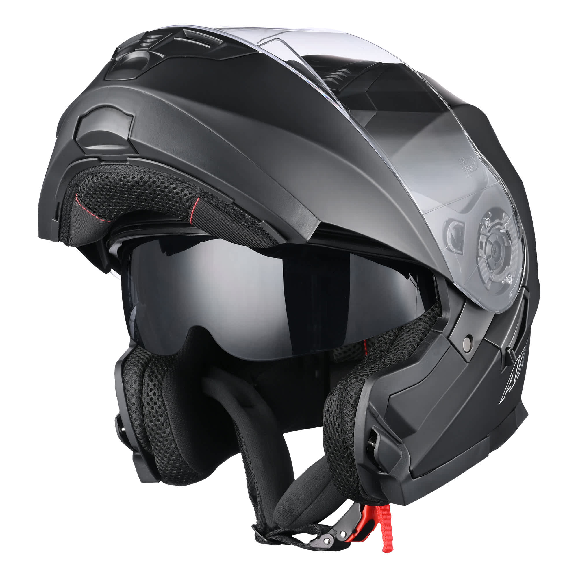 Yescom 33HEL003-162XL-M-LO AHR RUN M3 Modular Flip Up Helmet Full Face Dual Visor DOT Motorcycle Bike XL