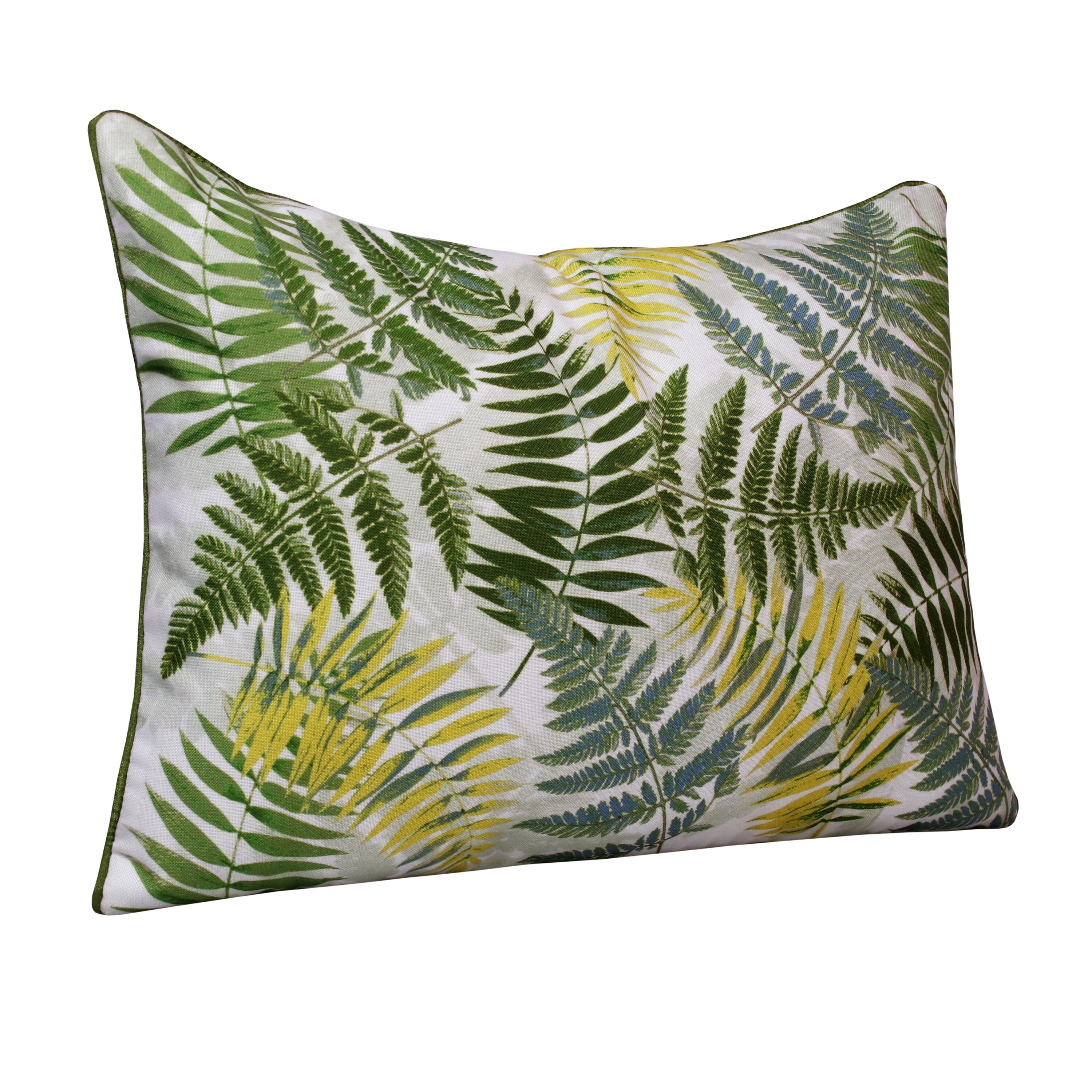 Fern green throw discount pillows