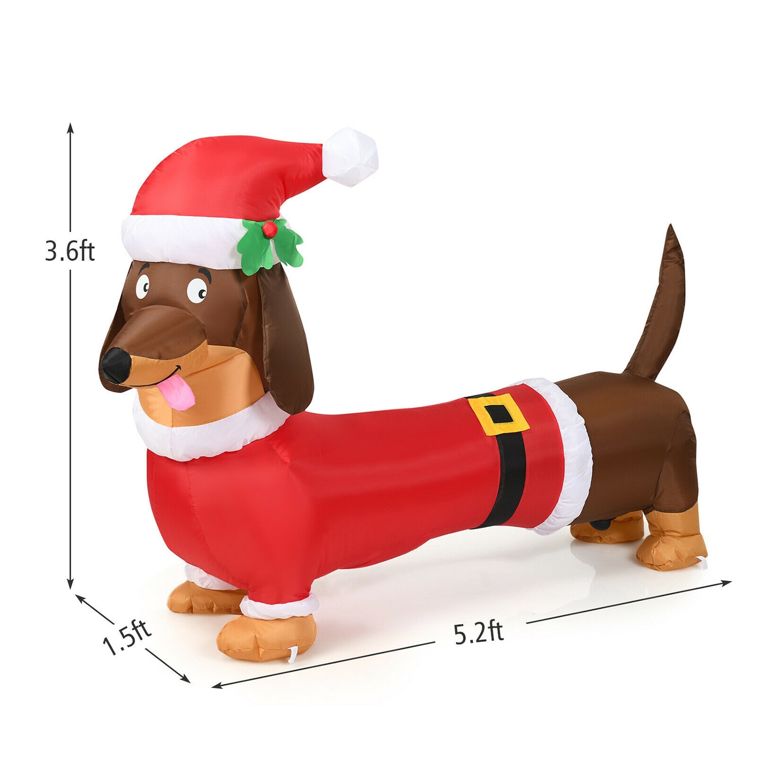 WELLFOR HYZ22881US Christmas-Inflatables - View #2
