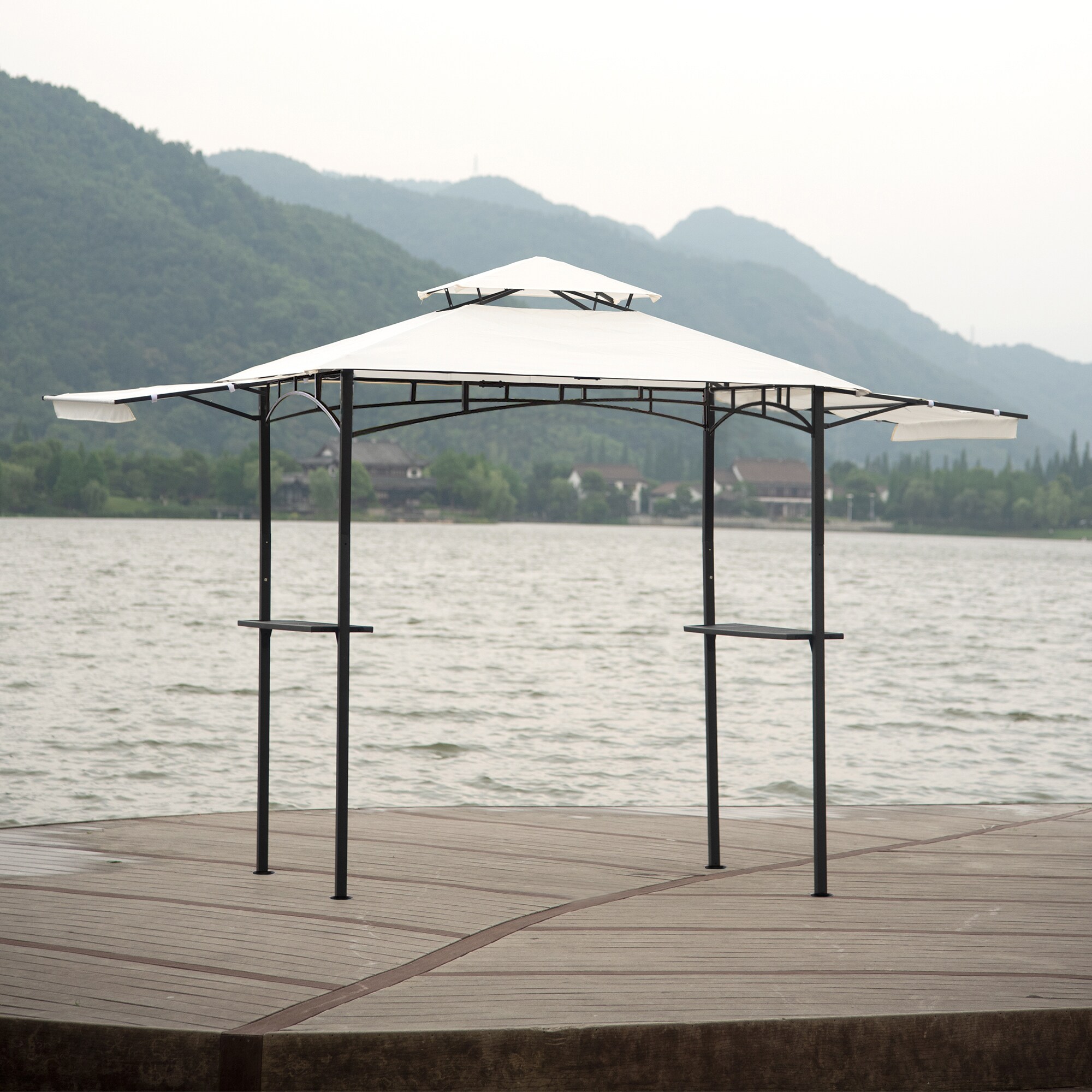 Afoxsos LWMX103 Wood-Resin-Gazebos - View #12