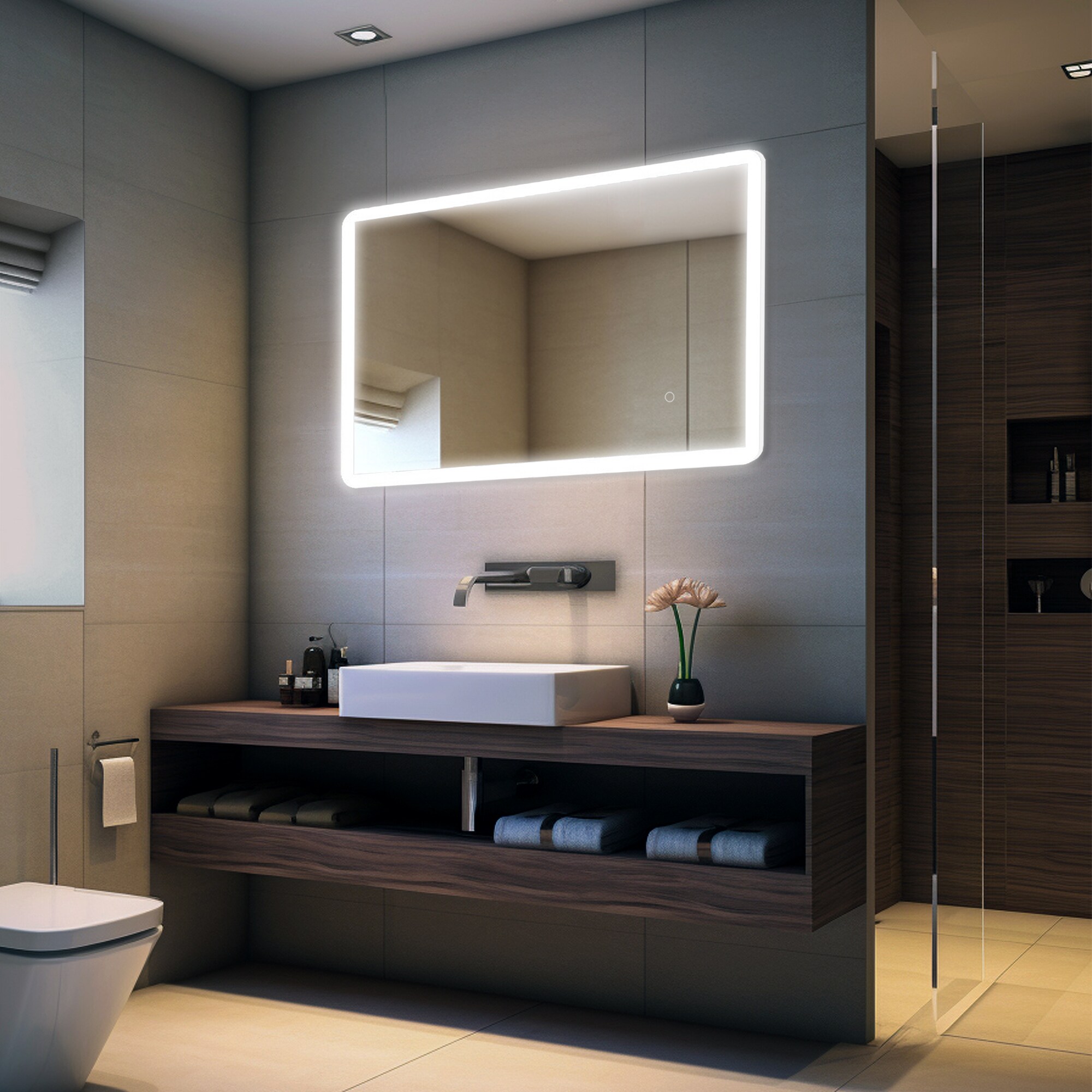 Dreamwerks LCNM008 Framed-Bath-Mirrors - View #3