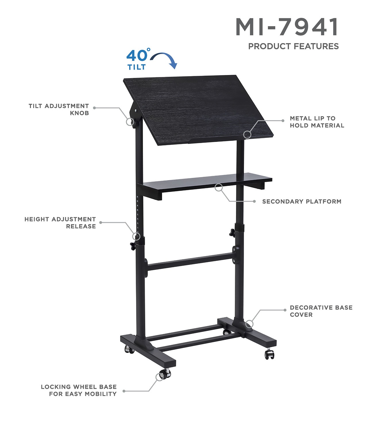 Mount-It! MI-7941 desks - View #2