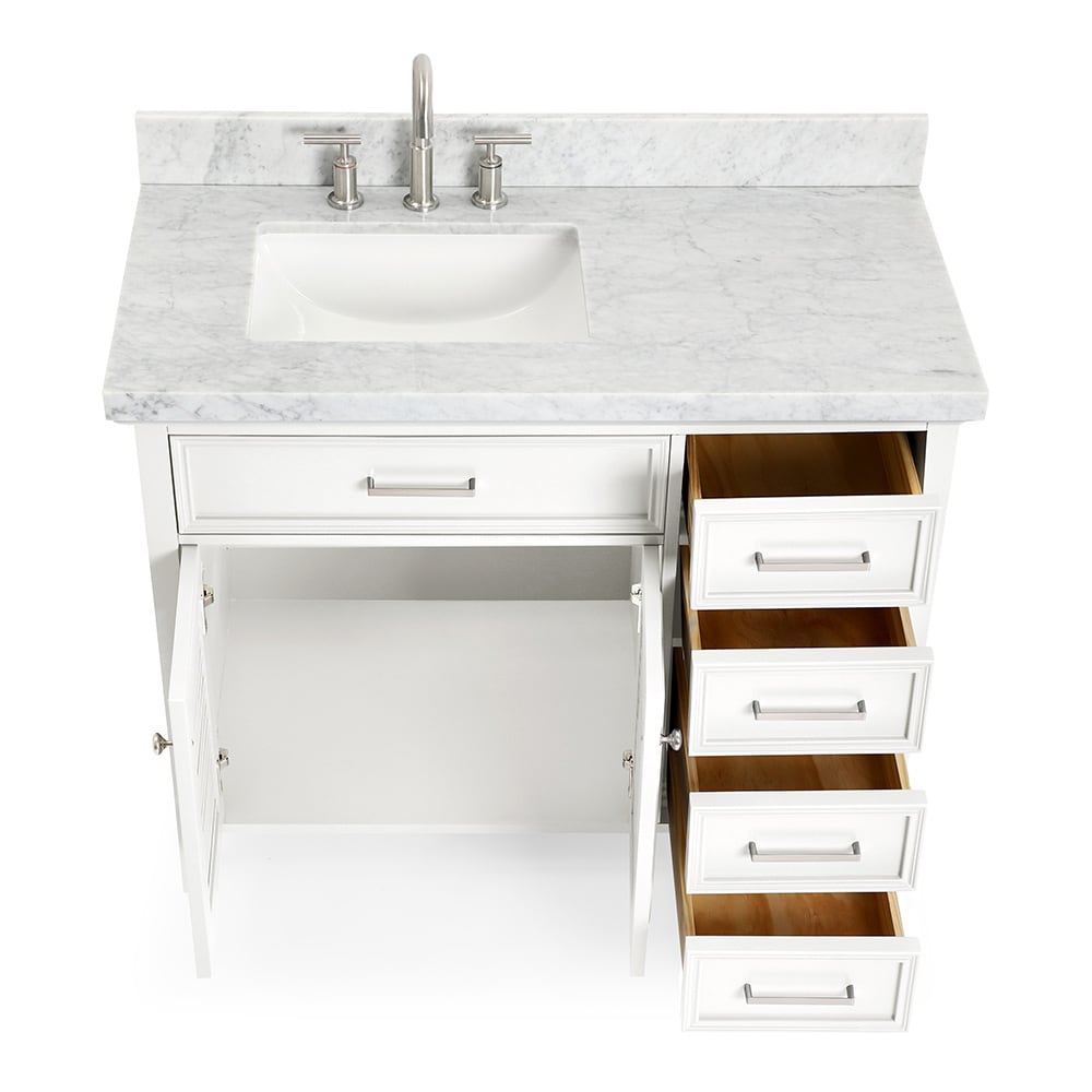 ARIEL D043S-L-VO-WHT Bath-Vanity-Combo - View #6