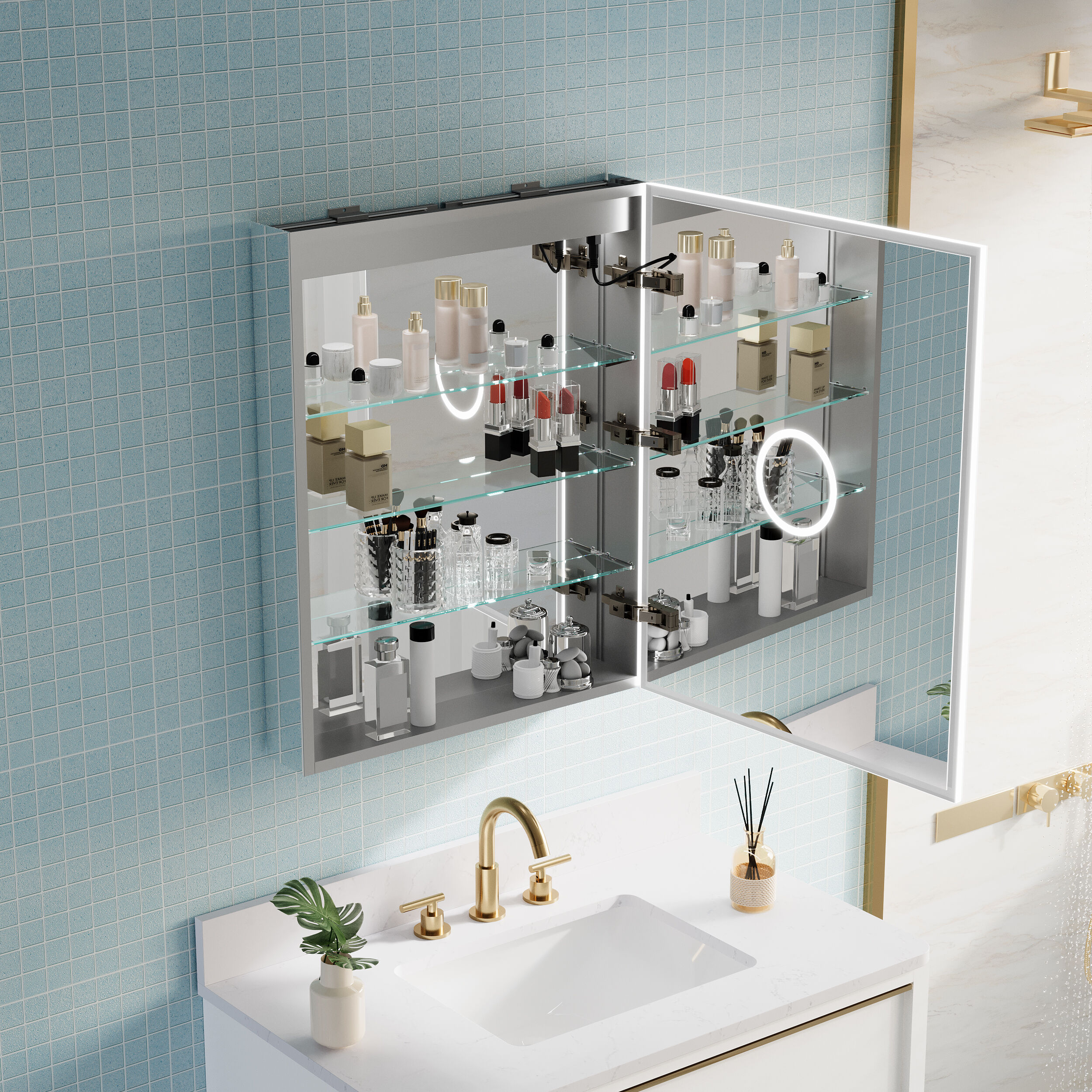 Forclover MEAM-EL2430R Bathroom-Medicine-Cabinets - View #12