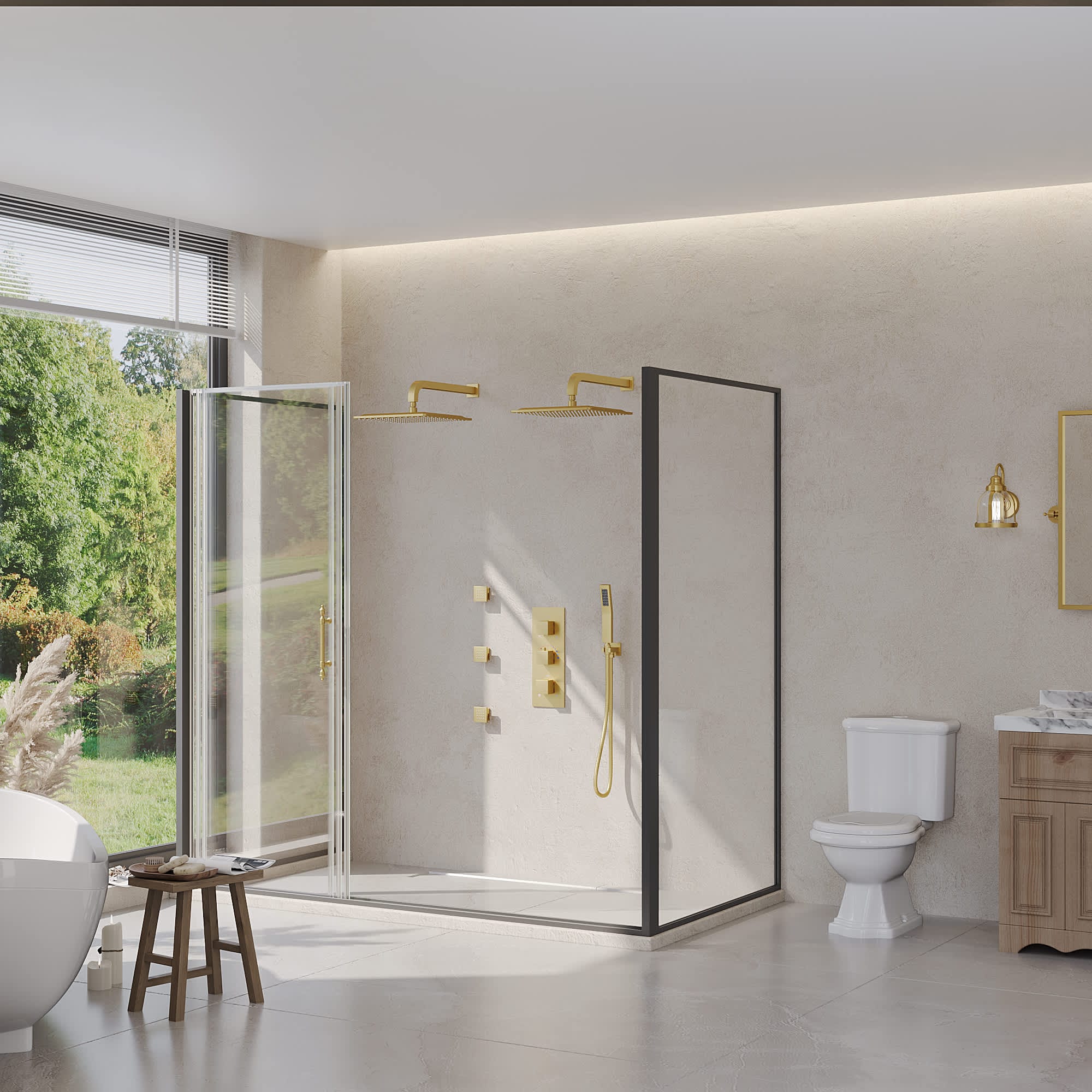 EVERSTEIN SFS-1068-GD12 Tub-Shower-Faucets - View #3