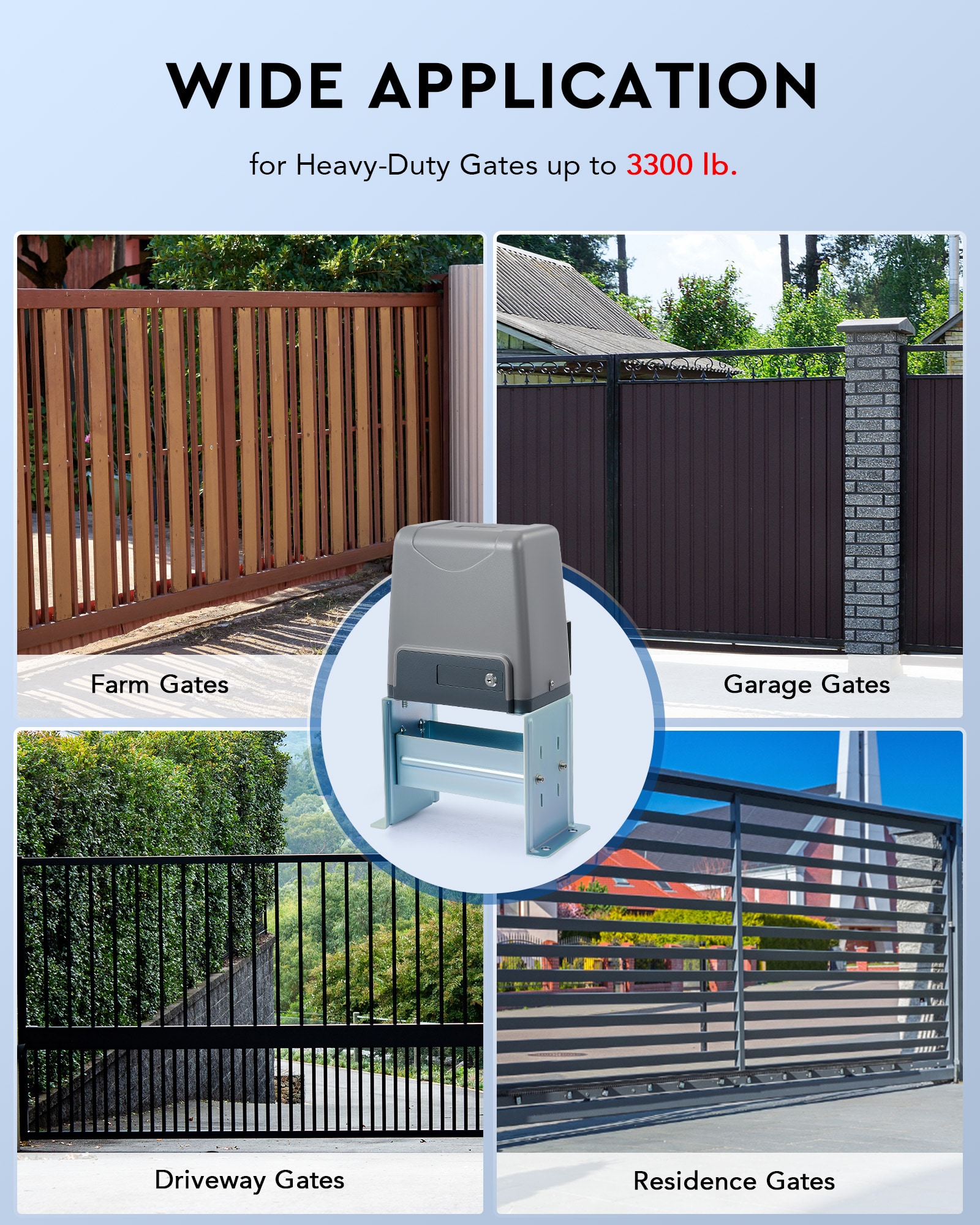 CO-Z SGO-3300-00 Gate-Opener-Kits - View #5
