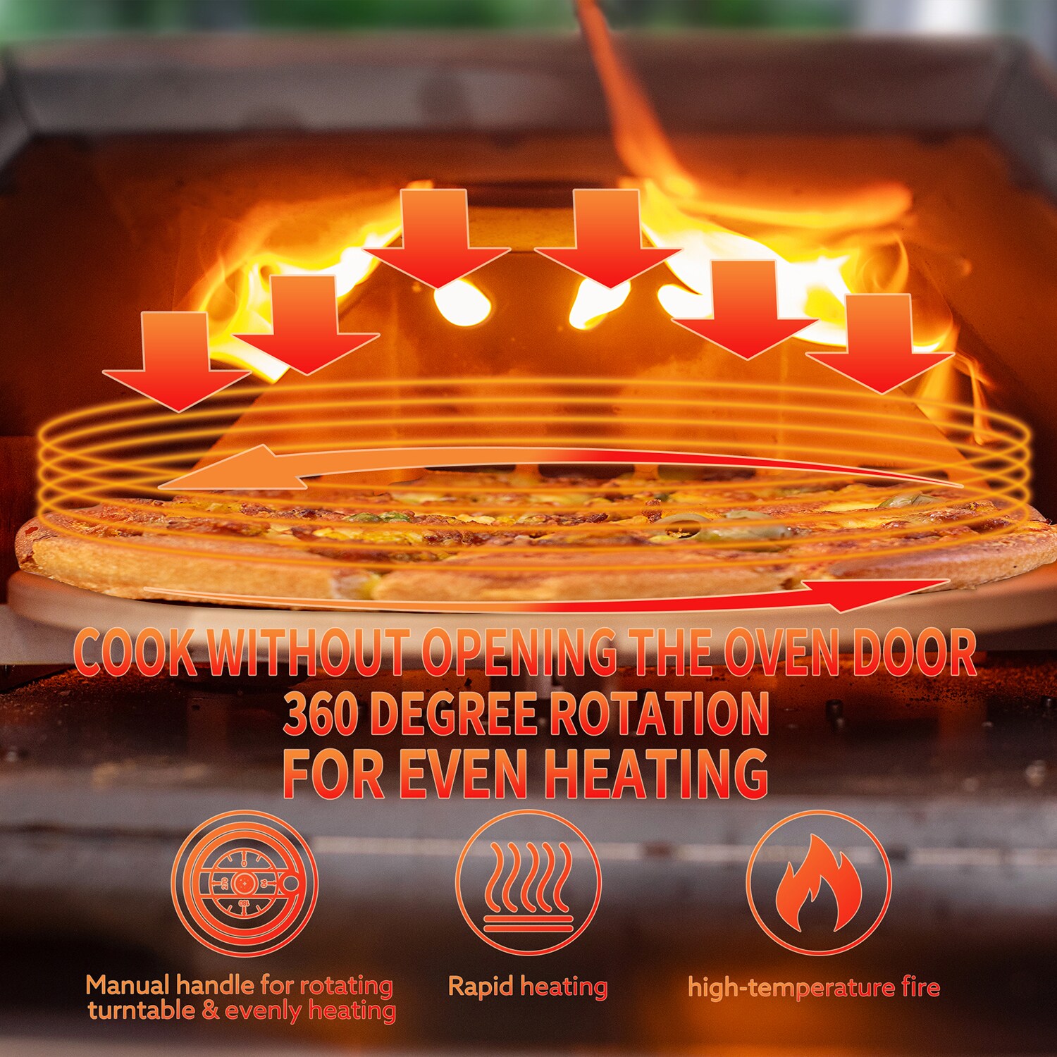GZMR GZ-W22328 Outdoor-Pizza-Ovens - View #5