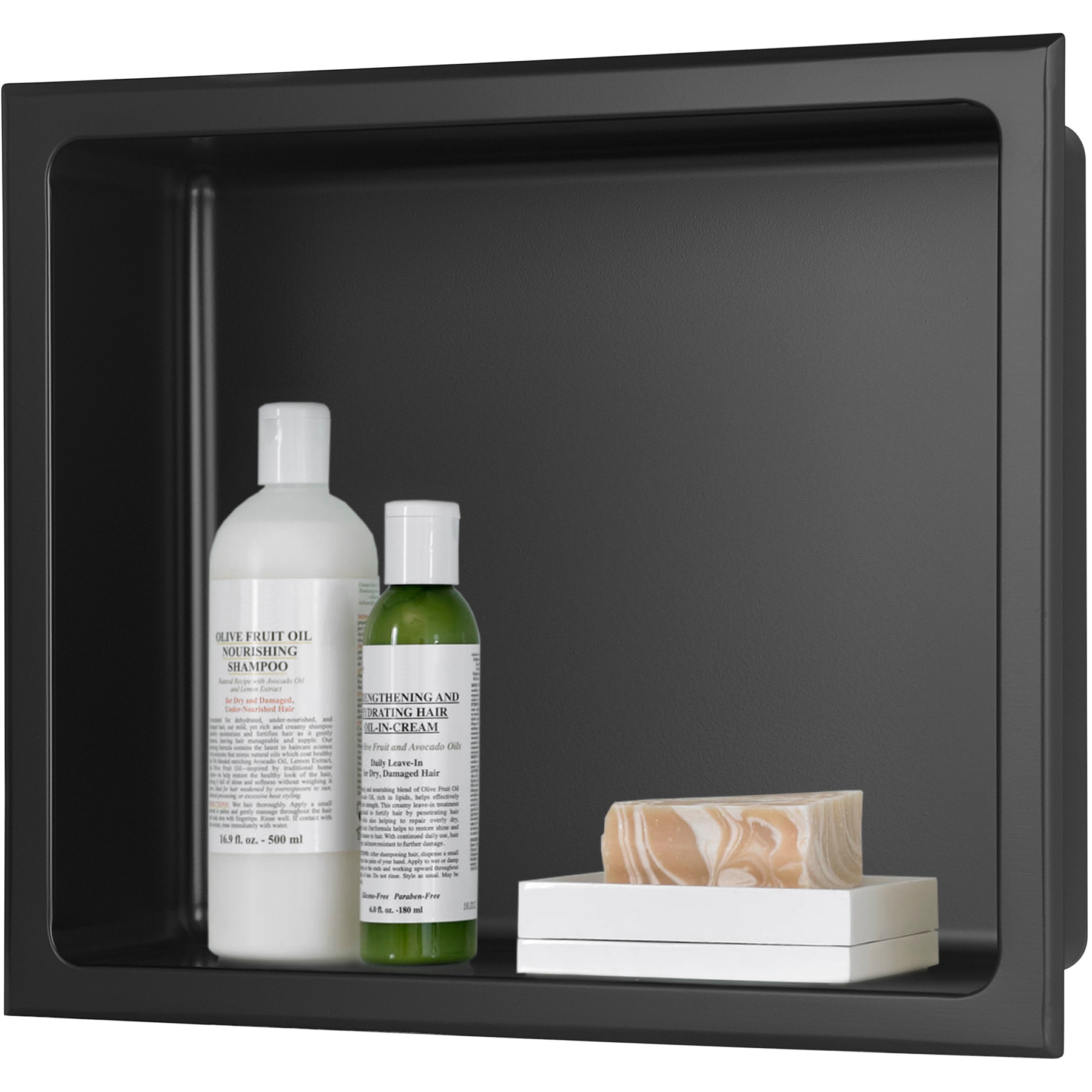 9 Inch Shower Shelf, Wall Mount Corner Bathroom Shelf, Matte Black – Shower  Drains Shop