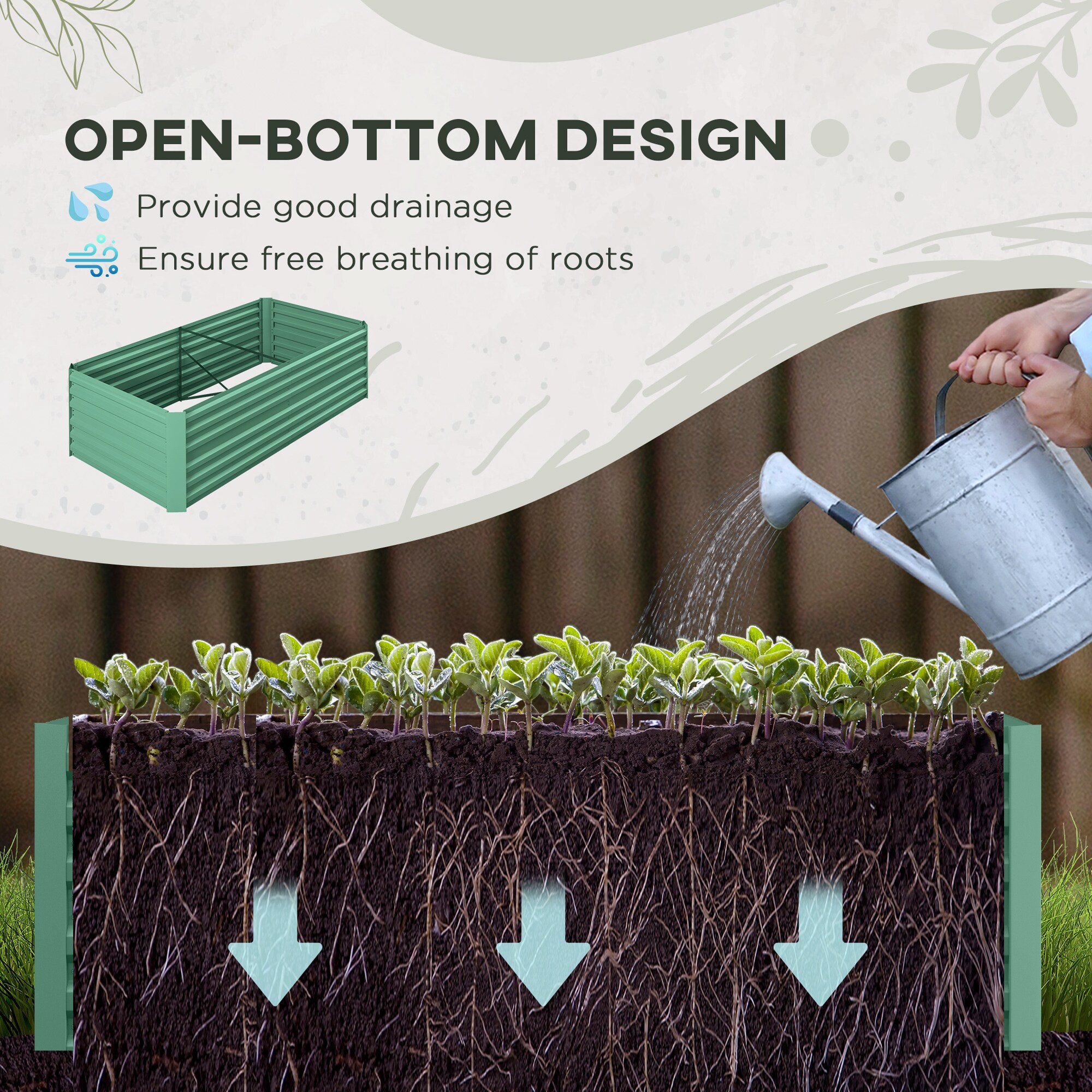 Damerin W262RA Raised-Garden-Beds - View #4