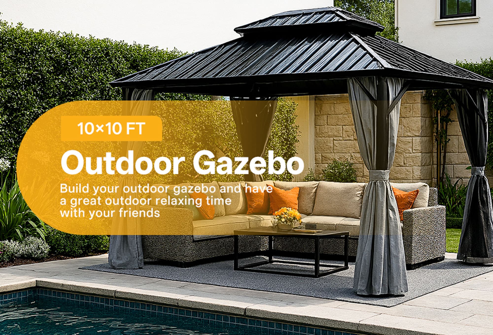 Bybafun YE3500003 Wood-Resin-Gazebos - View #11